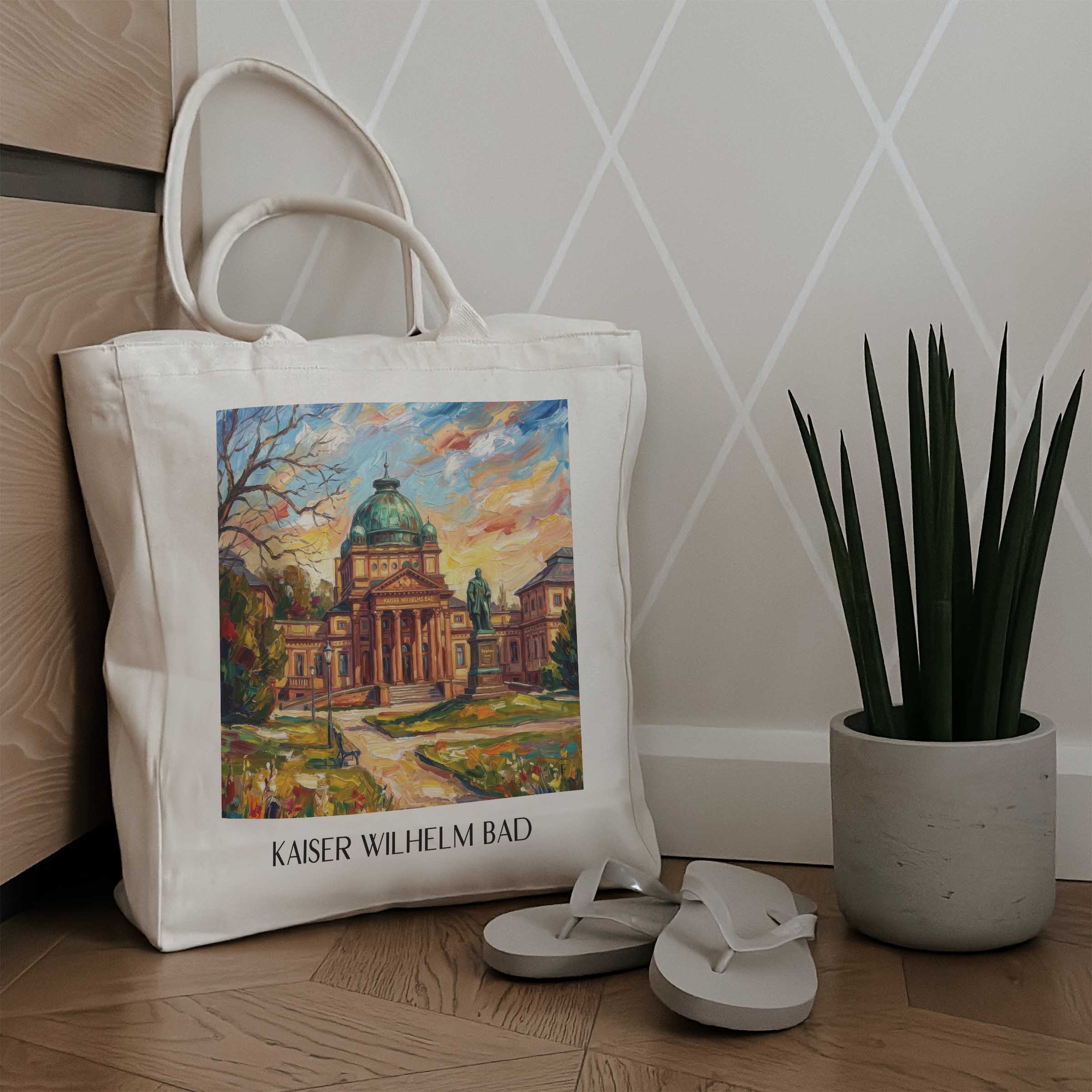 kaiser-wilhelm-bad-bad-homburg-deutschland-einkaufstasche-oil-painting-oelgemaelde