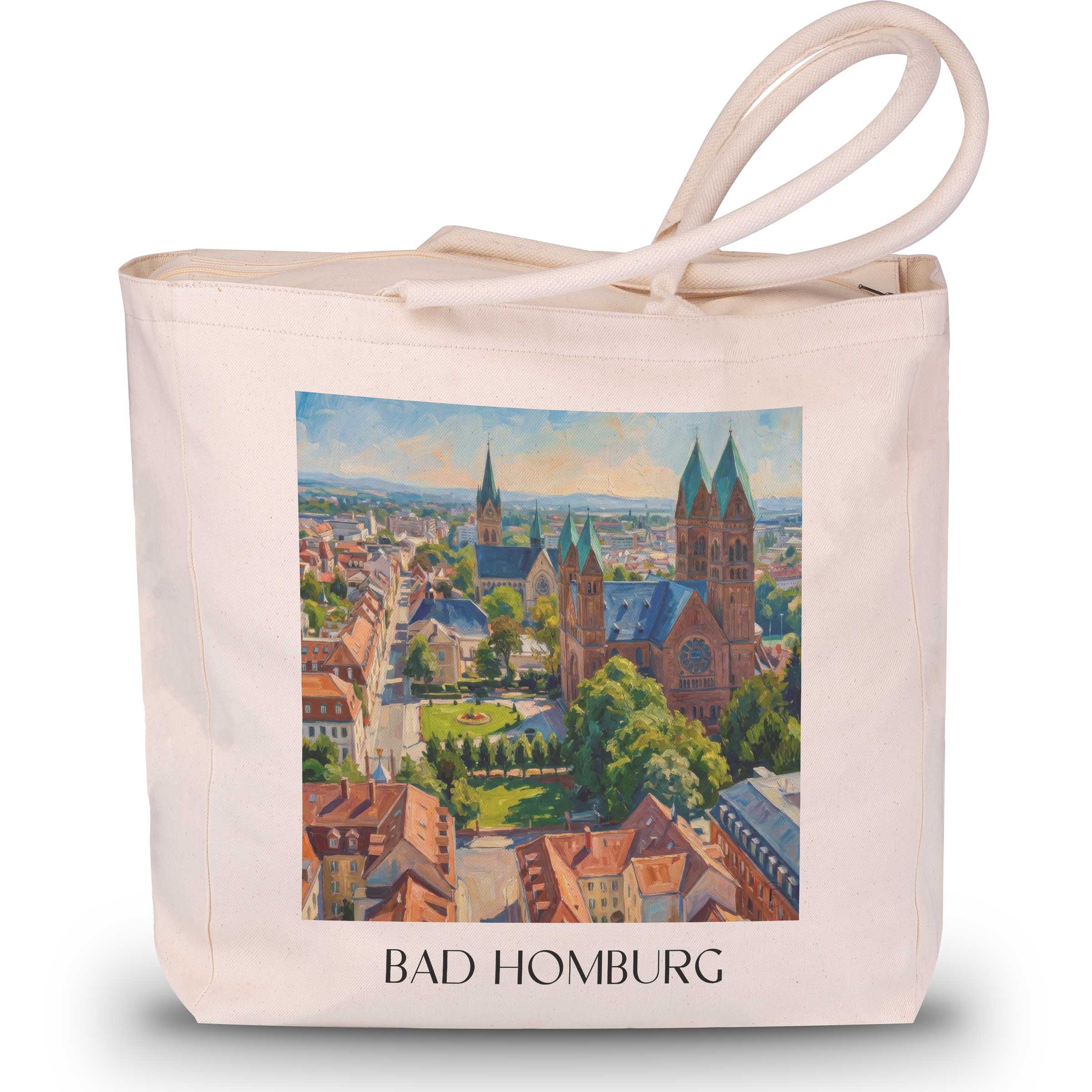 bad-homburg-hessen-deutschland-einkaufstasche-oil-painting-oelgemaelde