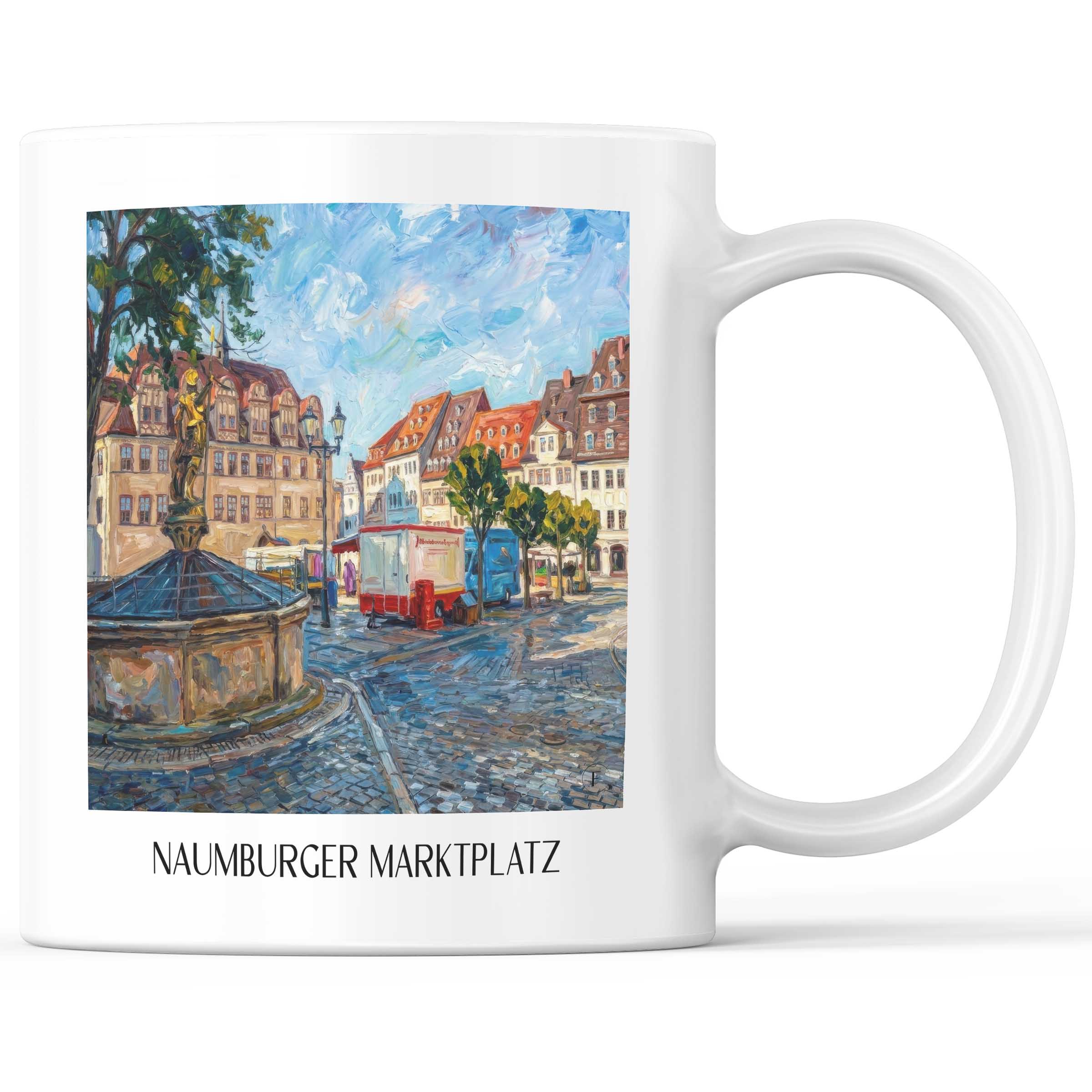 marktplatz-naumburg-deutschland-kaffeebecher-oil-painting-oelgemaelde