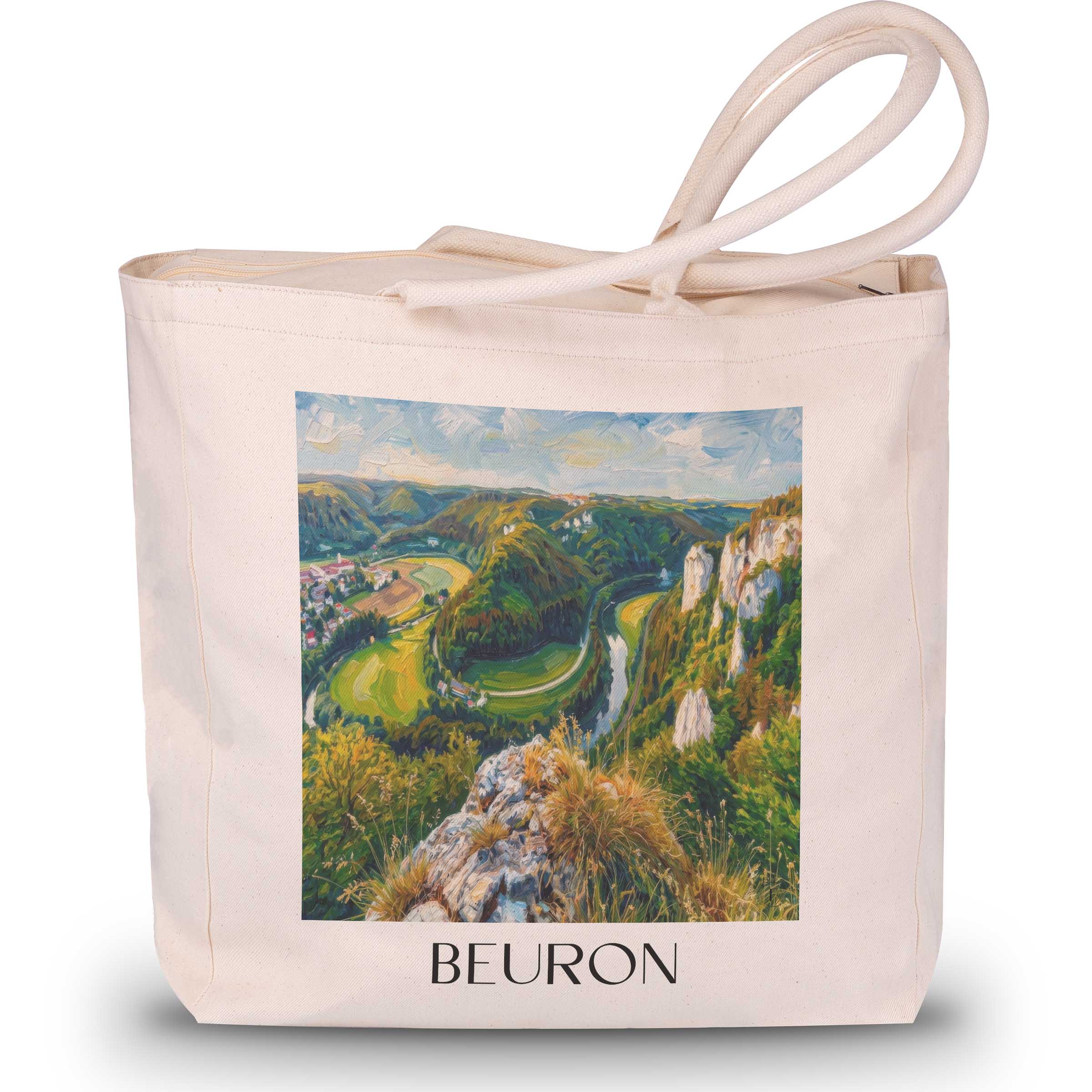 beuron-donautal-deutschland-einkaufstasche-oil-painting-oelgemaelde