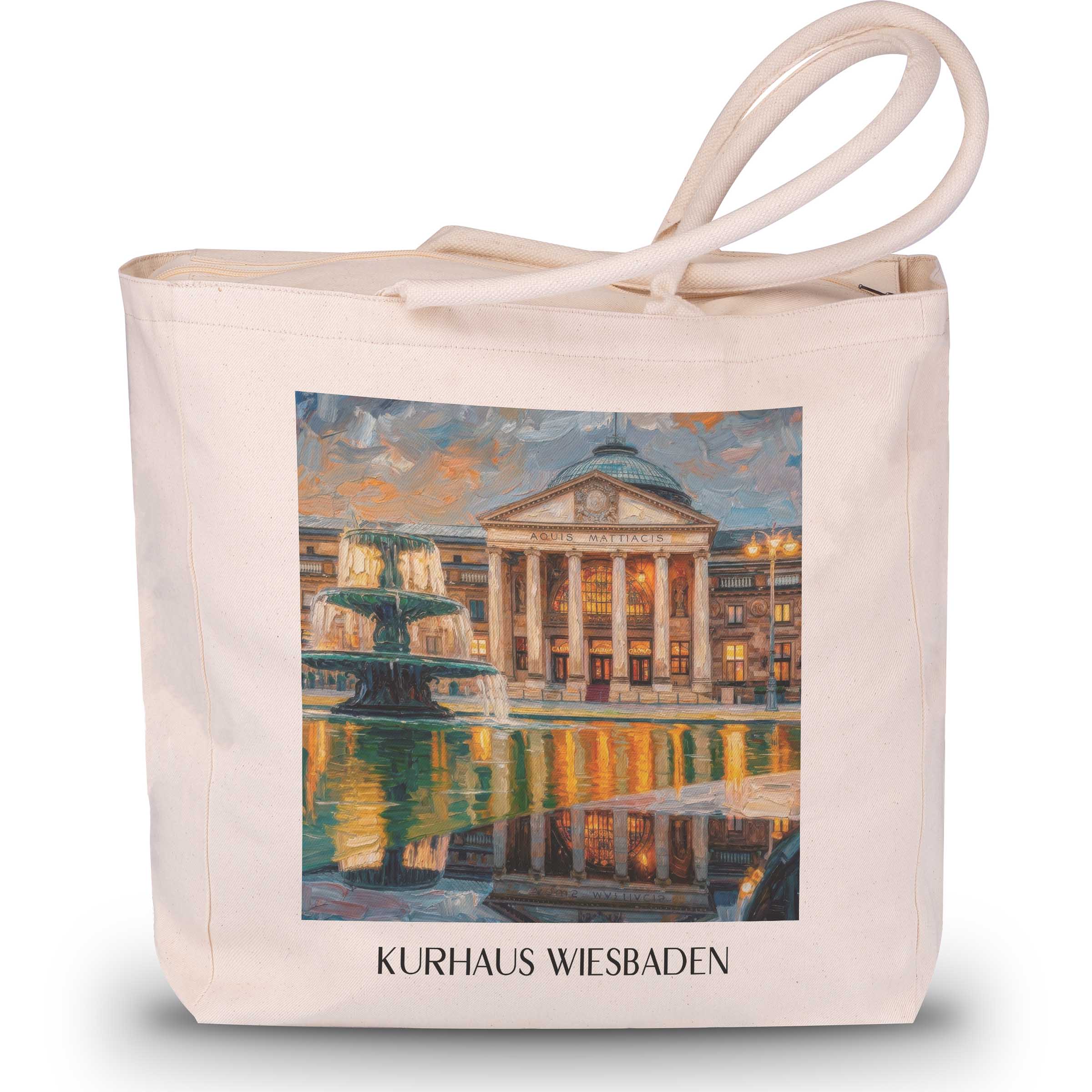 kurhaus-wiesbaden-deutschland-einkaufstasche-oil-painting-oelgemaelde