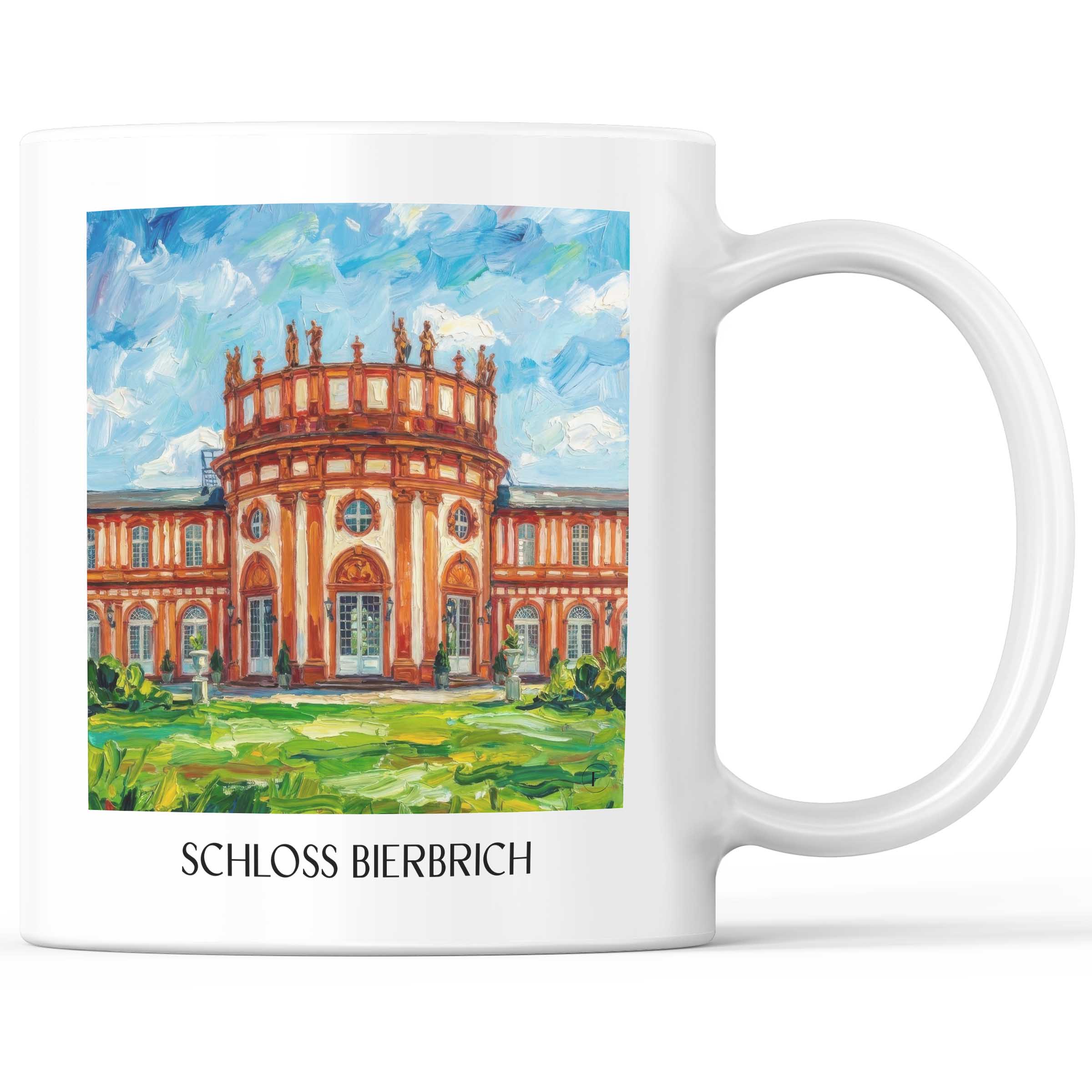 schloss-bierbrich-wiesbaden-deutschland-kaffeebecher-oil-painting-oelgemaelde