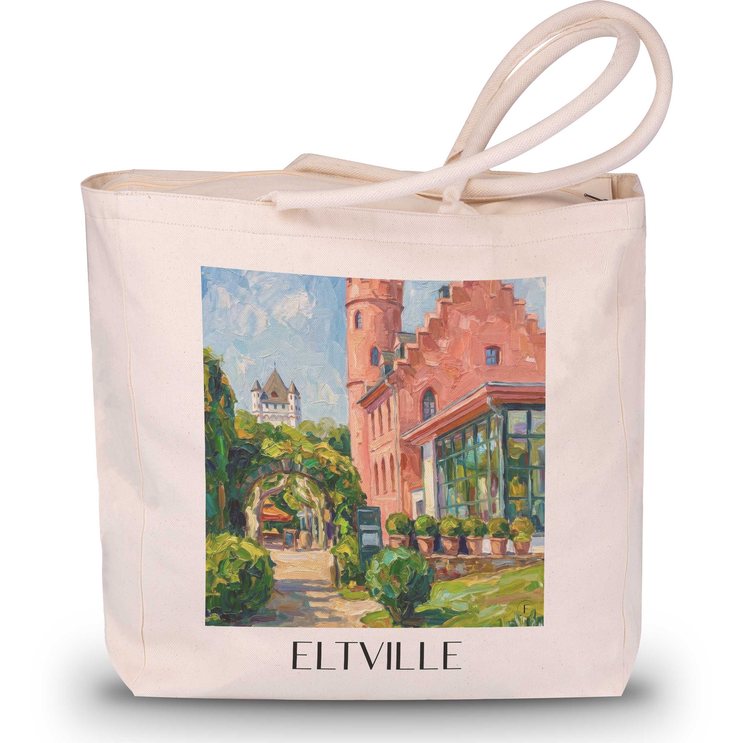 eltville-rheingau-deutschland-einkaufstasche-oil-painting-oelgemaelde