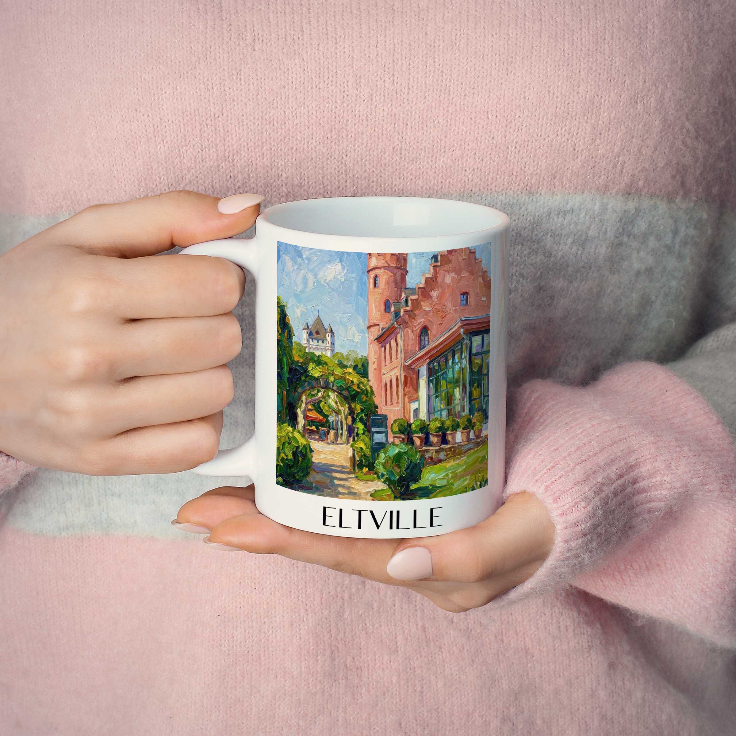 eltville-rheingau-deutschland-kaffeebecher-oil-painting-oelgemaelde
