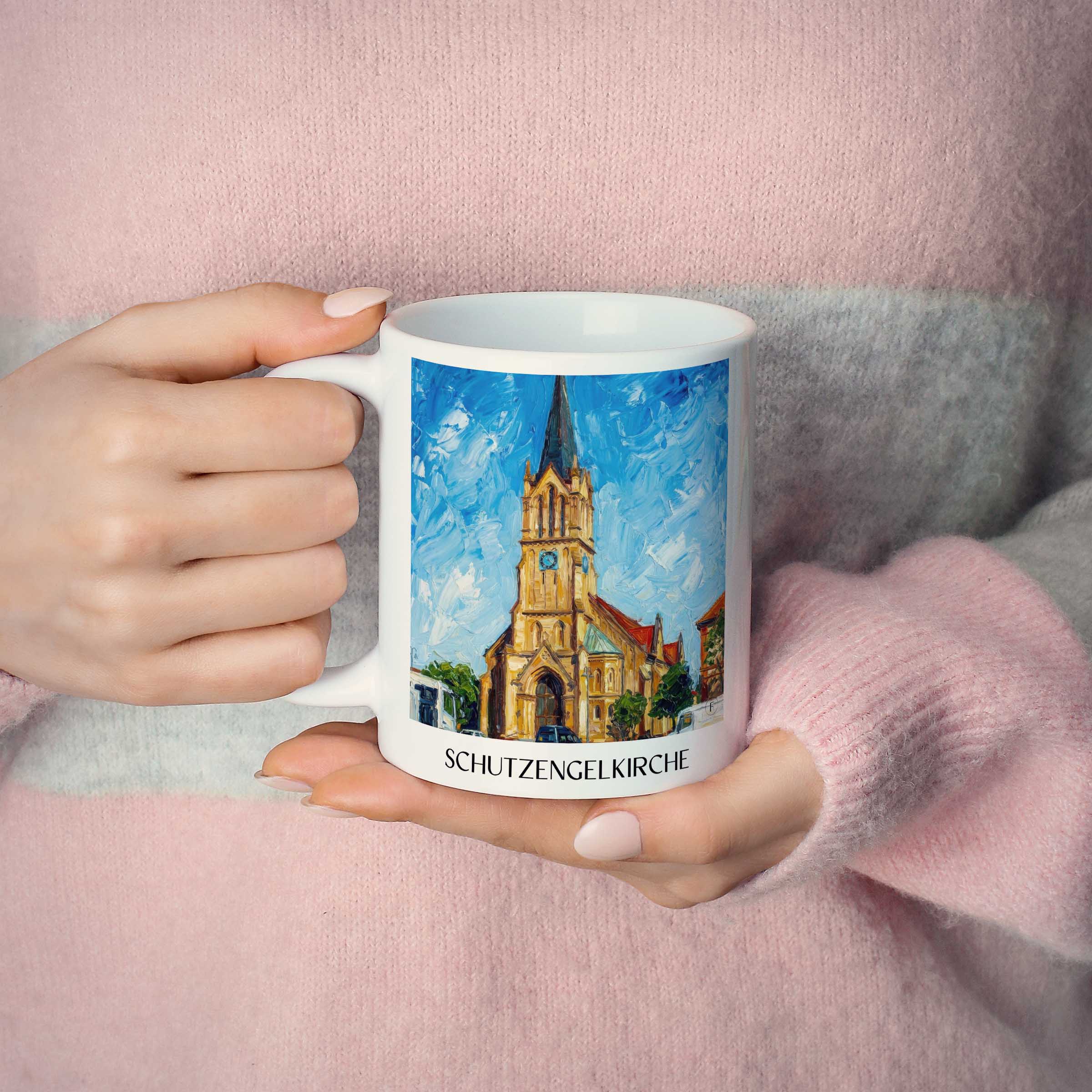 schutzengelkirche-brühl-deutschland-kaffeebecher-oil-painting-oelgemaelde