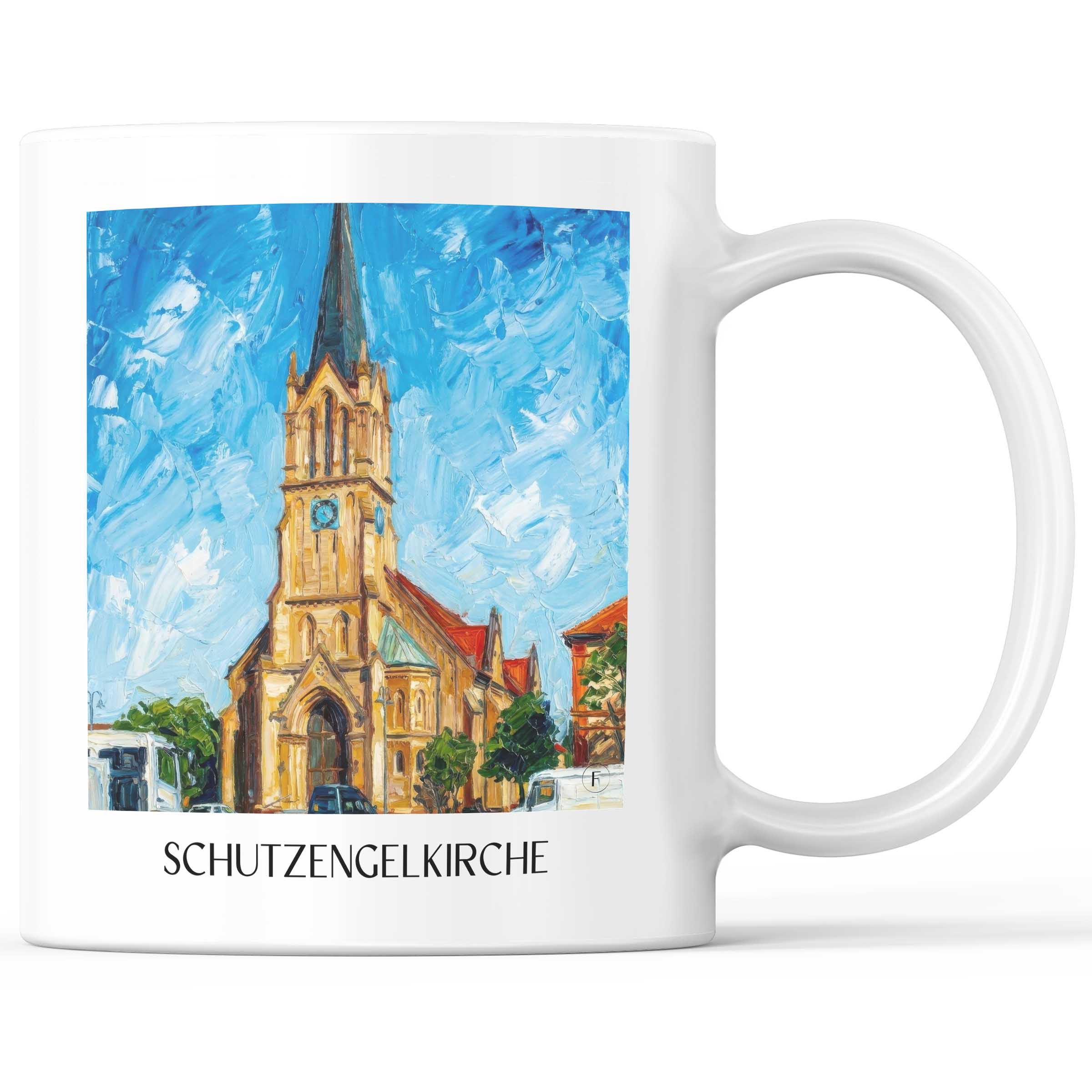 schutzengelkirche-brühl-deutschland-kaffeebecher-oil-painting-oelgemaelde