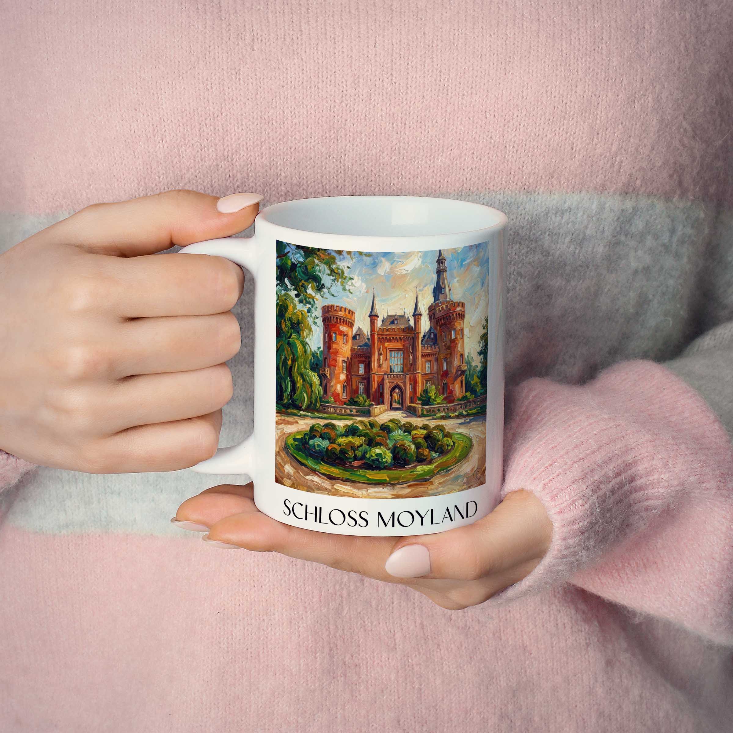 schloss-moyland-niederrhein-deutschland-kaffeebecher-oil-painting-oelgemaelde