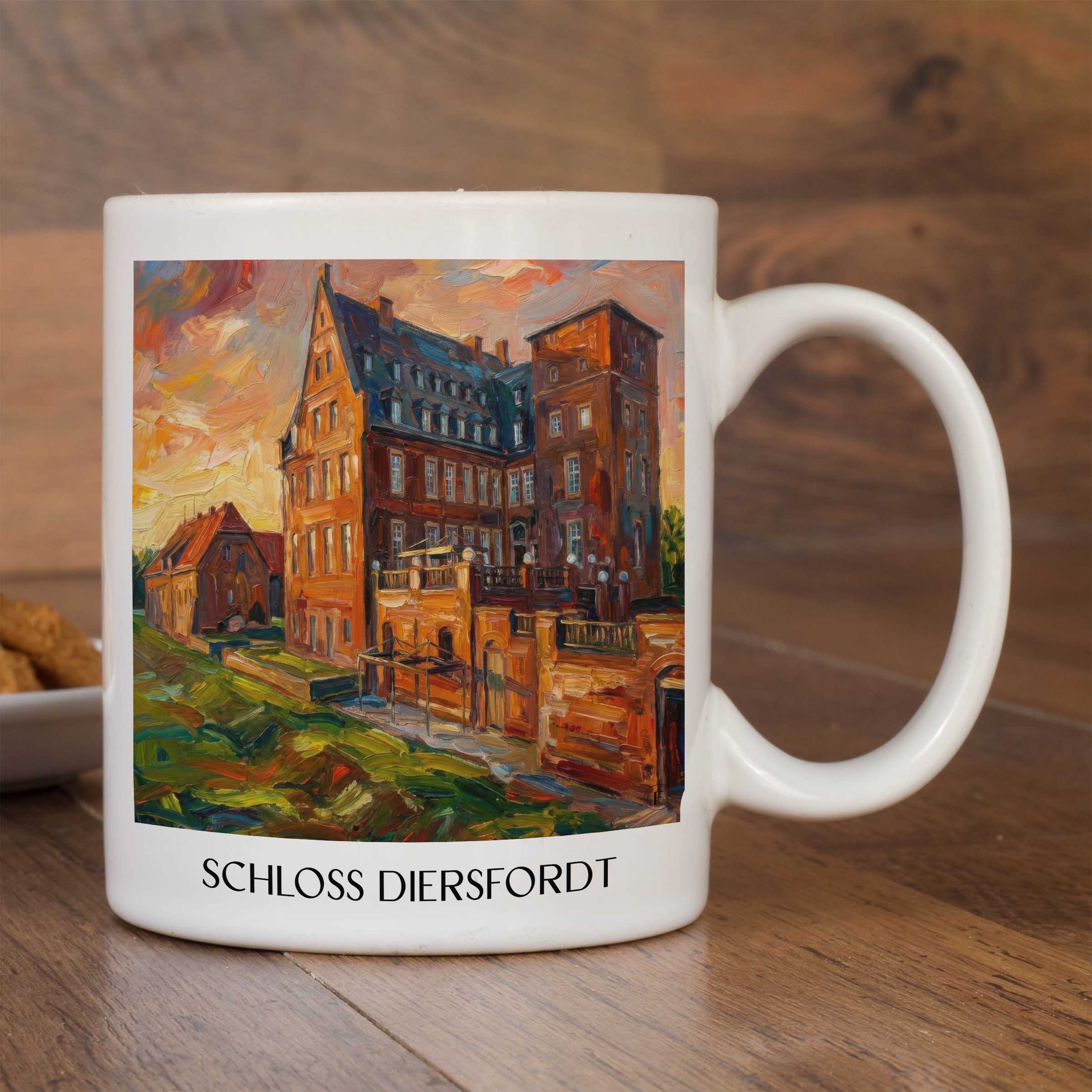 schloss-diersfordt-wesel-deutschland-kaffeebecher-oil-painting-oelgemaelde