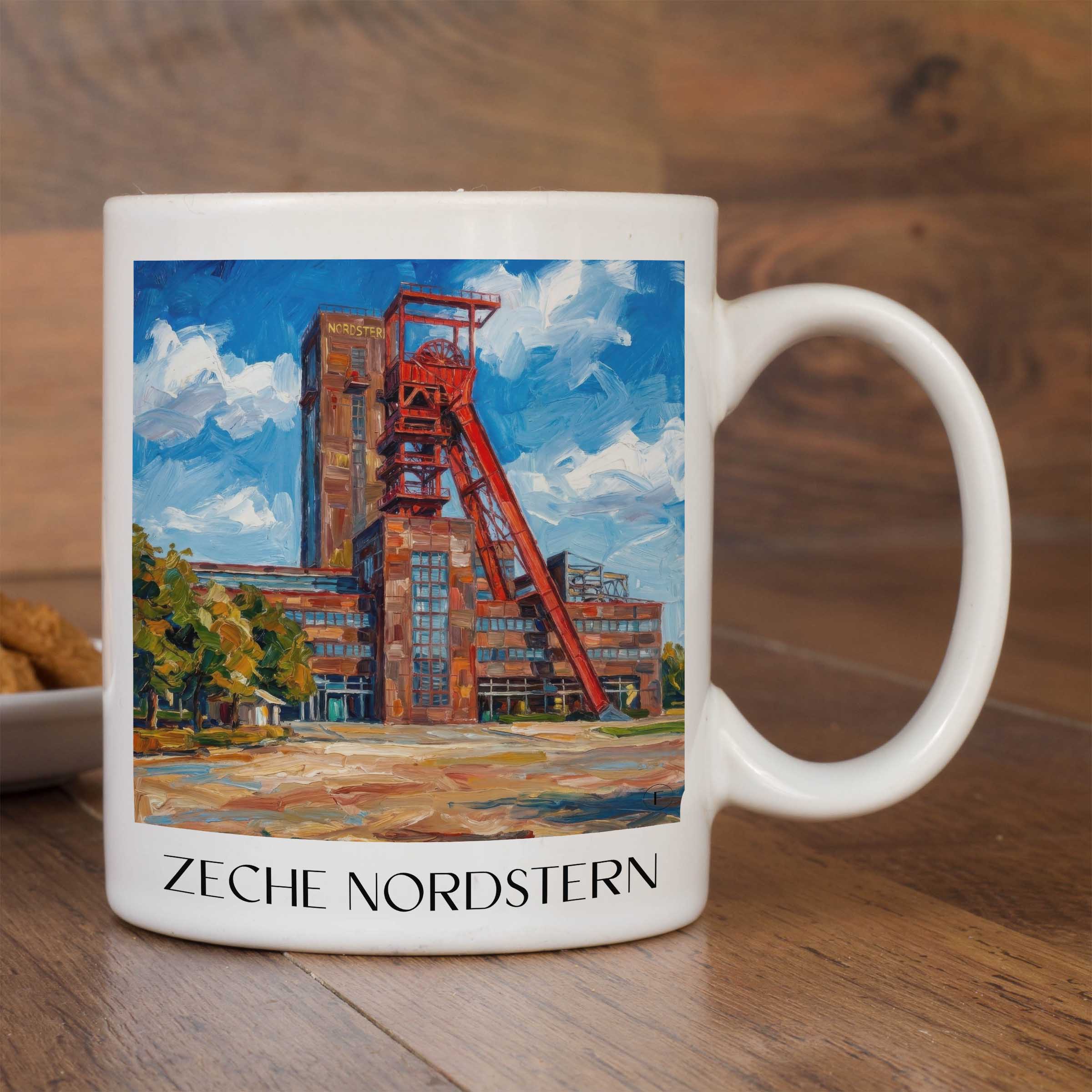 zeche-nordstern-gelsenkirchen-deutschland-kaffeebecher-oil-painting-oelgemaelde