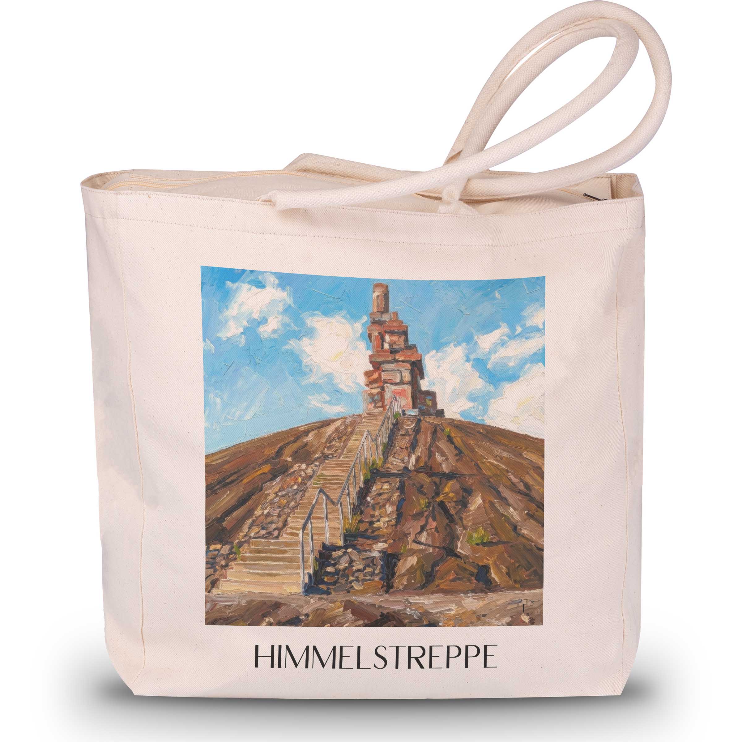 himmelstreppe-gelsenkirchen-deutschland-einkaufstasche-oil-painting-oelgemaelde