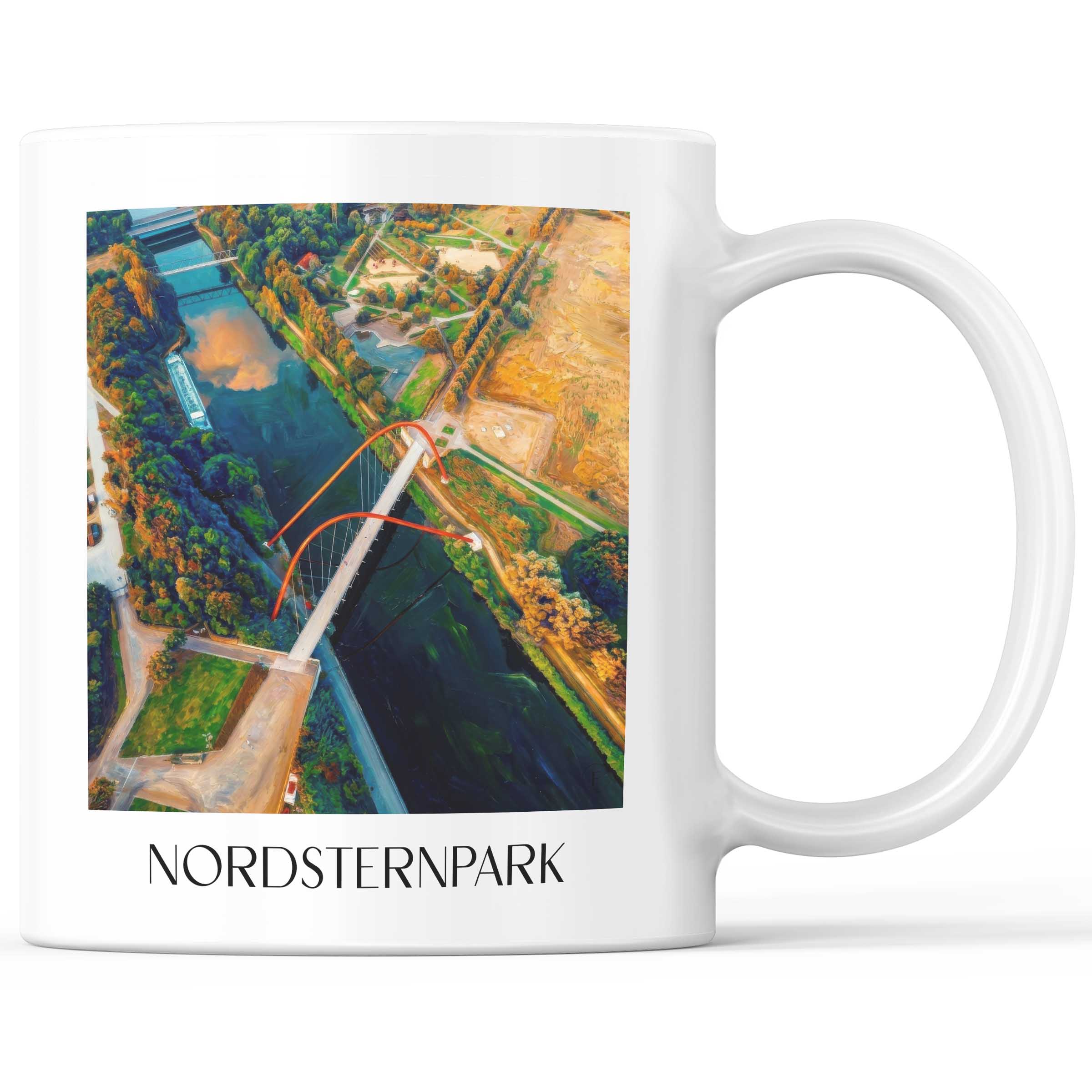 nordsternpark-gelsenkirchen-deutschland-kaffeebecher-oil-painting-oelgemaelde