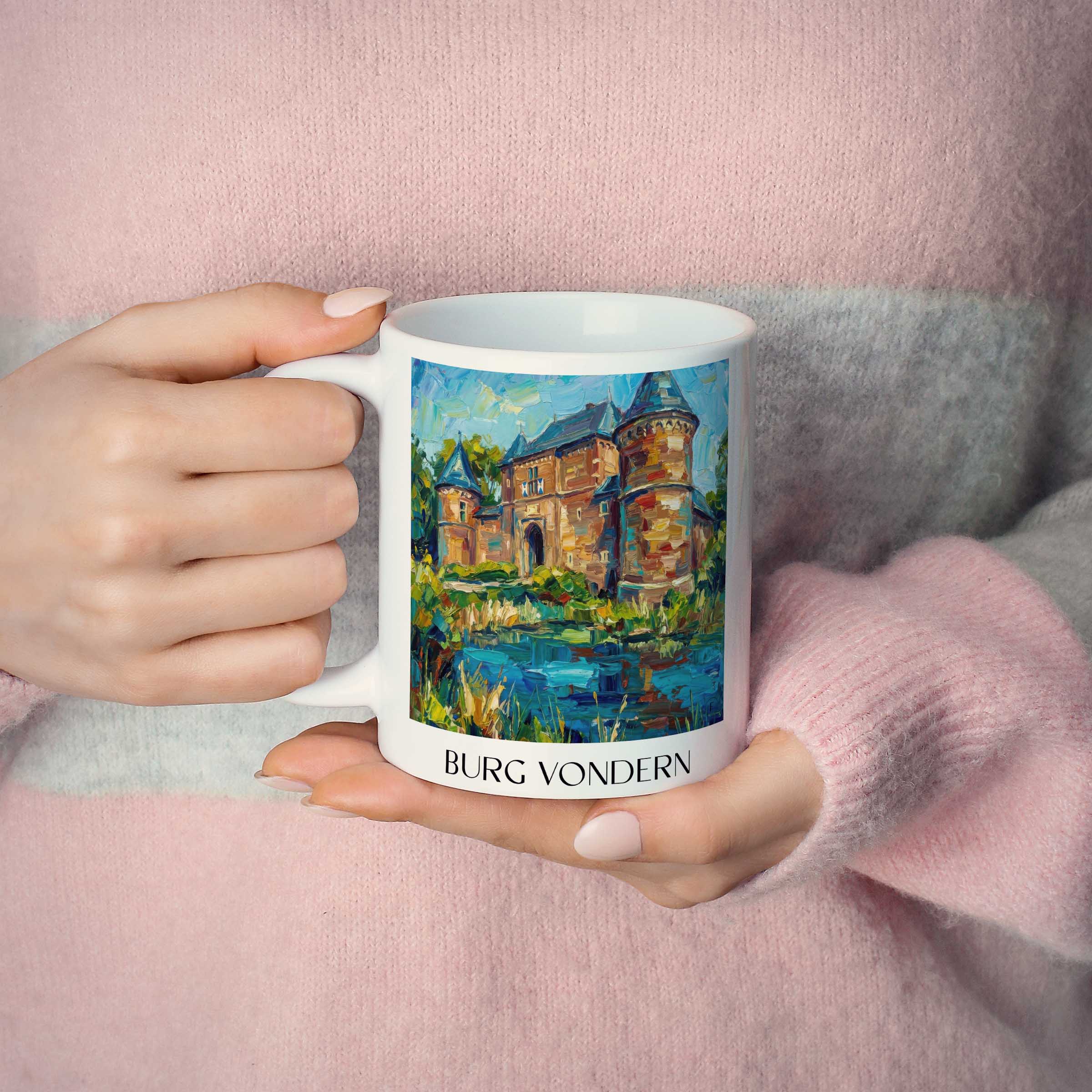 burg-vondern-oberhausen-deutschland-kaffeebecher-oil-painting-oelgemaelde