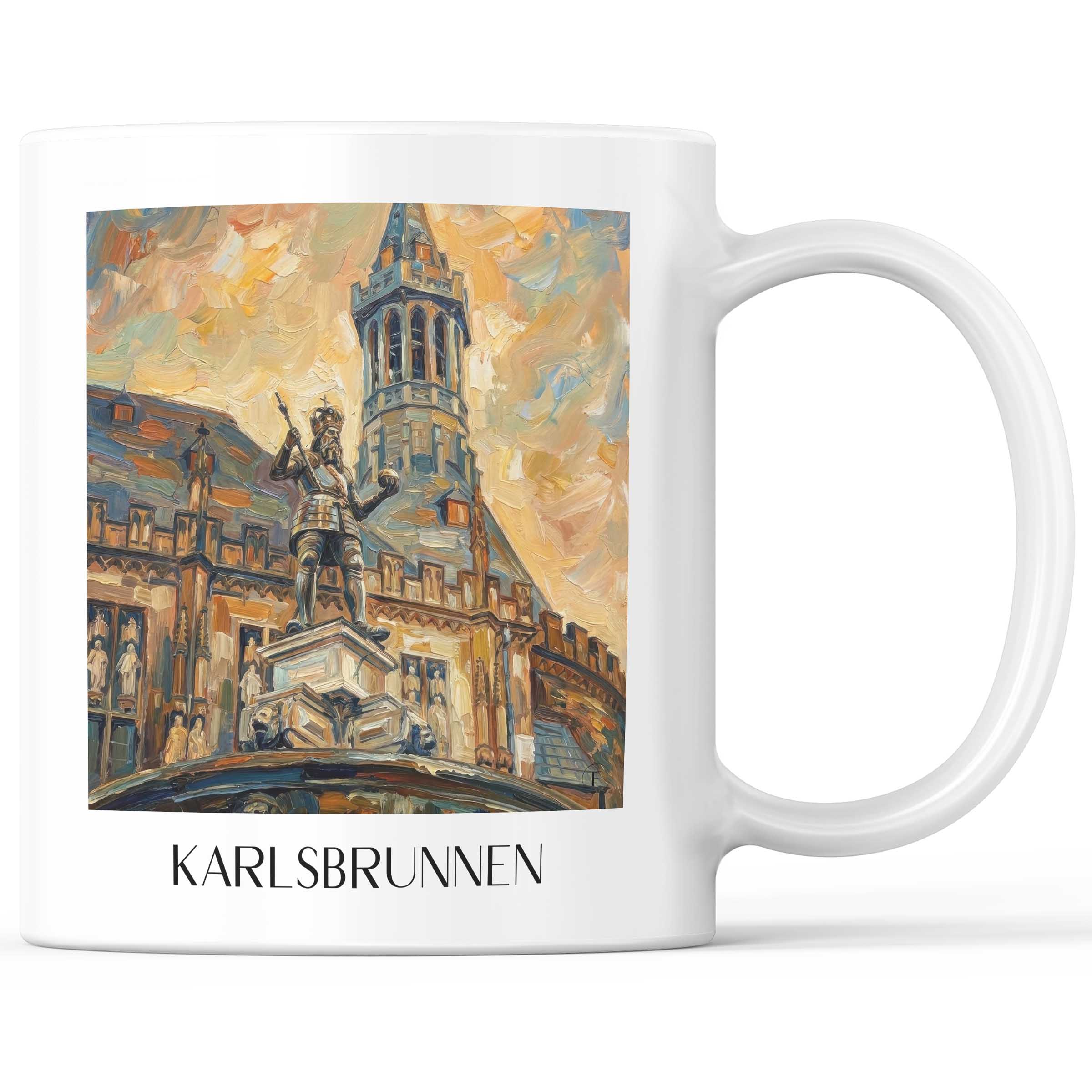 karlsbrunnen-aachen-deutschland-kaffeebecher-oil-painting-oelgemaelde