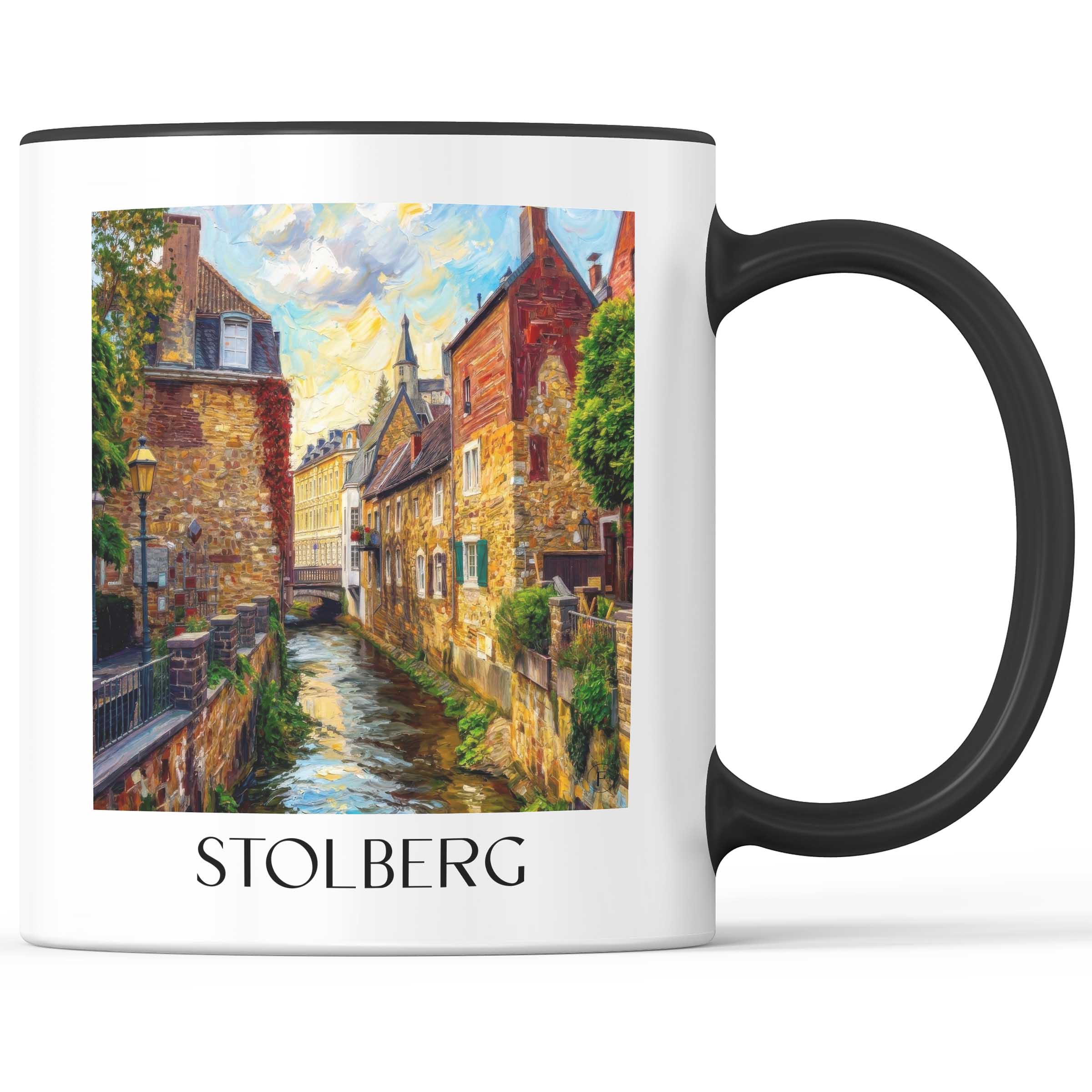 stolberg-rheinland-deutschland-kaffeebecher-oil-painting-oelgemaelde