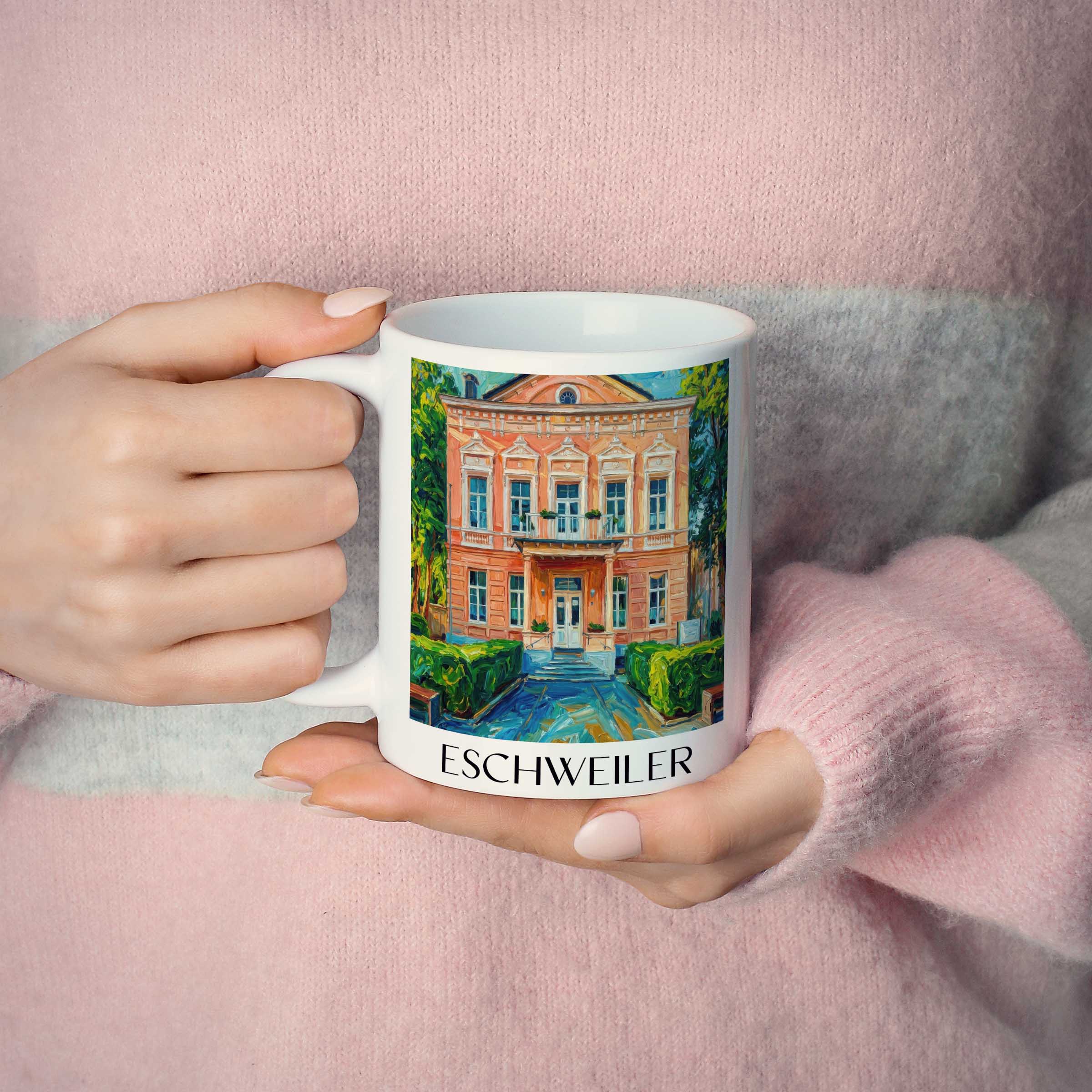eschweiler-rheinland-deutschland-kaffeebecher-oil-painting-oelgemaelde