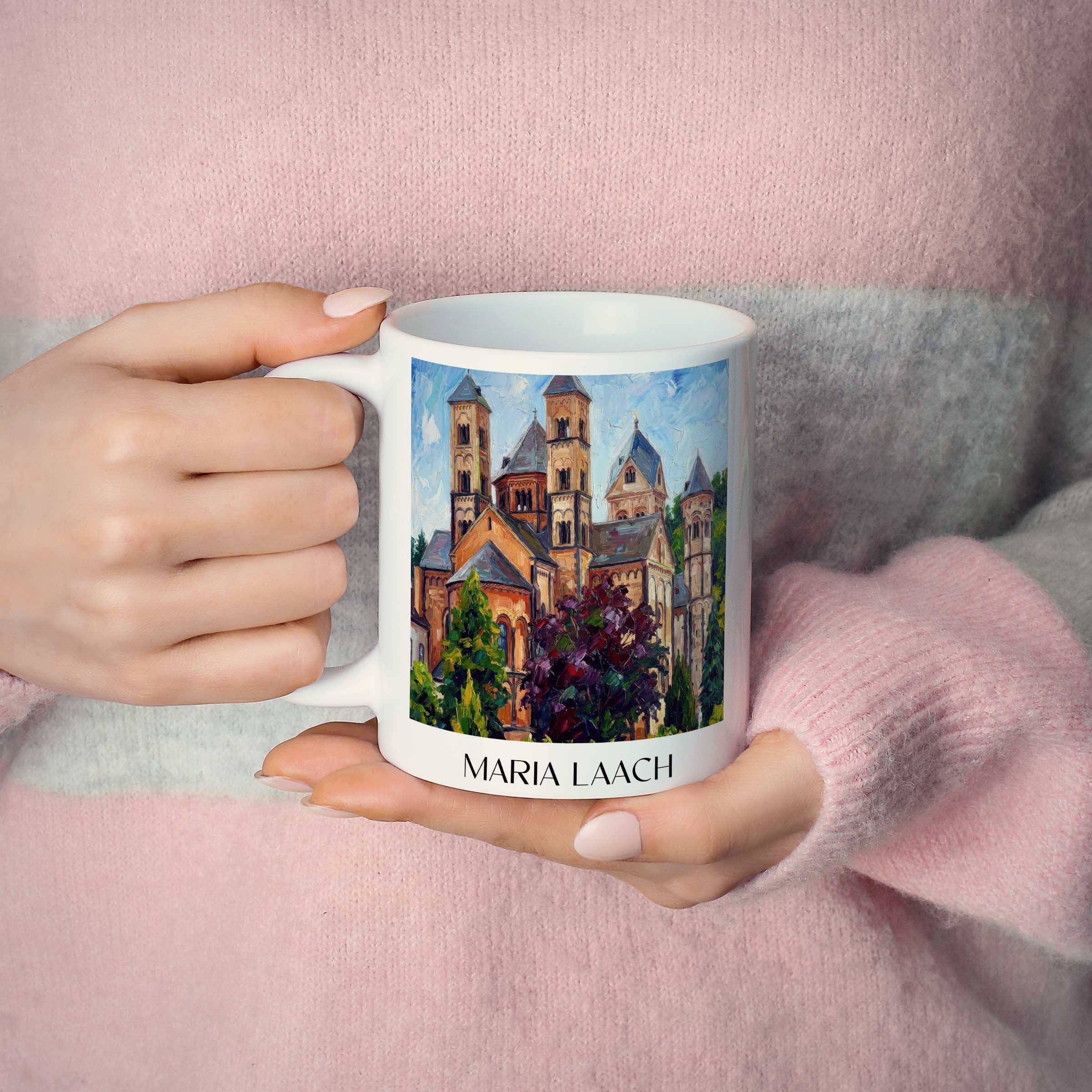maria-laach-eifel-deutschland-kaffeebecher-oil-painting-oelgemaelde