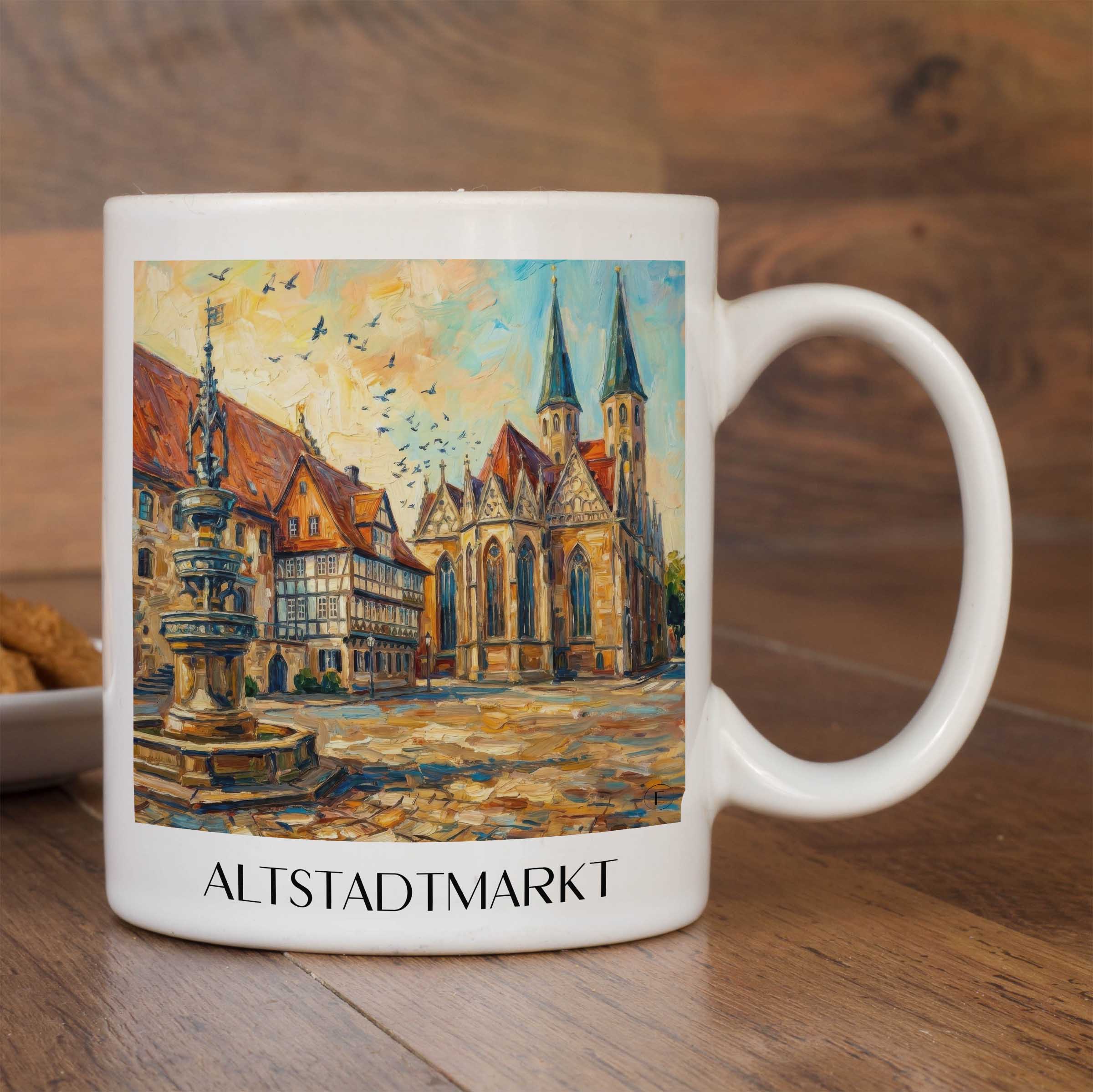 altstadtmarkt-braunschweig-deutschland-kaffeebecher-oil-painting-oelgemaelde