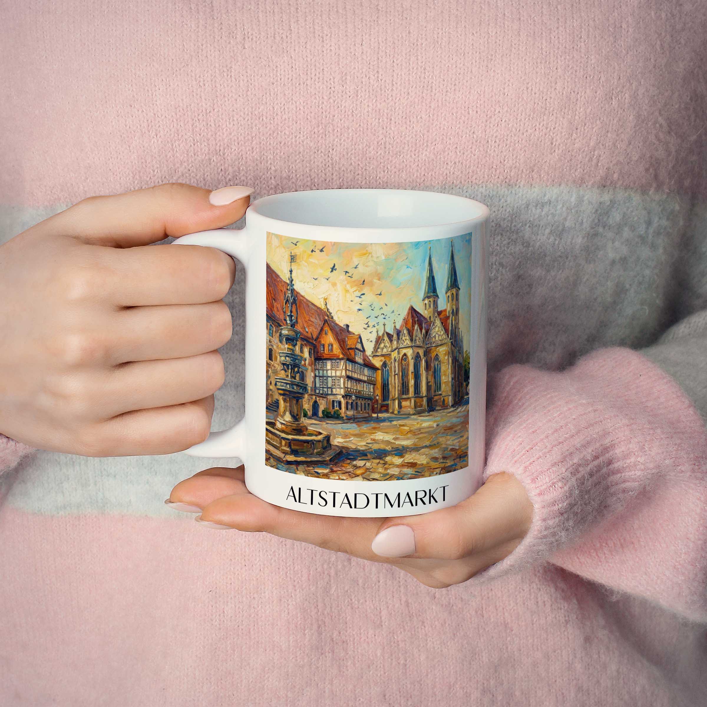 altstadtmarkt-braunschweig-deutschland-kaffeebecher-oil-painting-oelgemaelde
