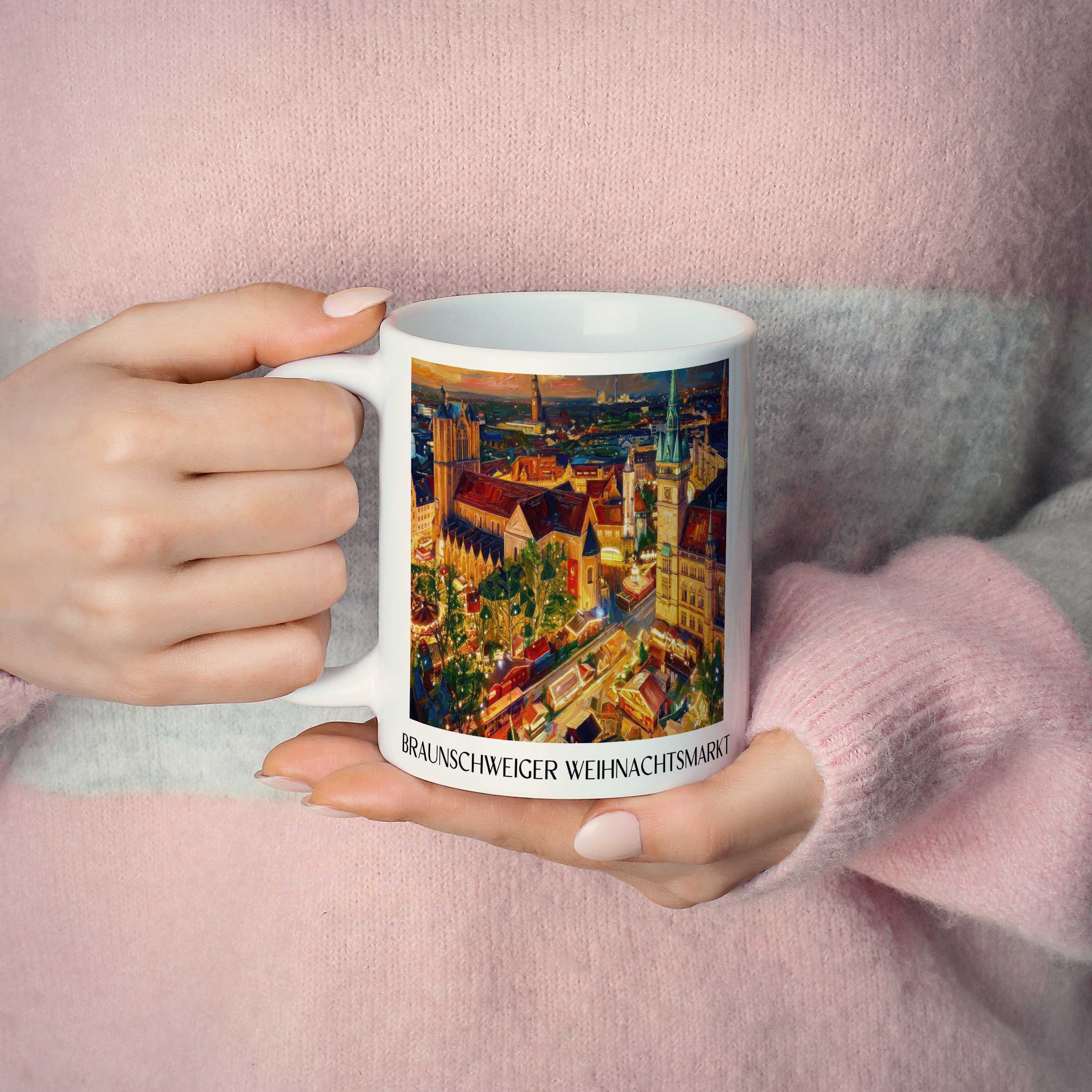 weihnachtsmarkt-braunschweig-deutschland-kaffeebecher-oil-painting-oelgemaelde