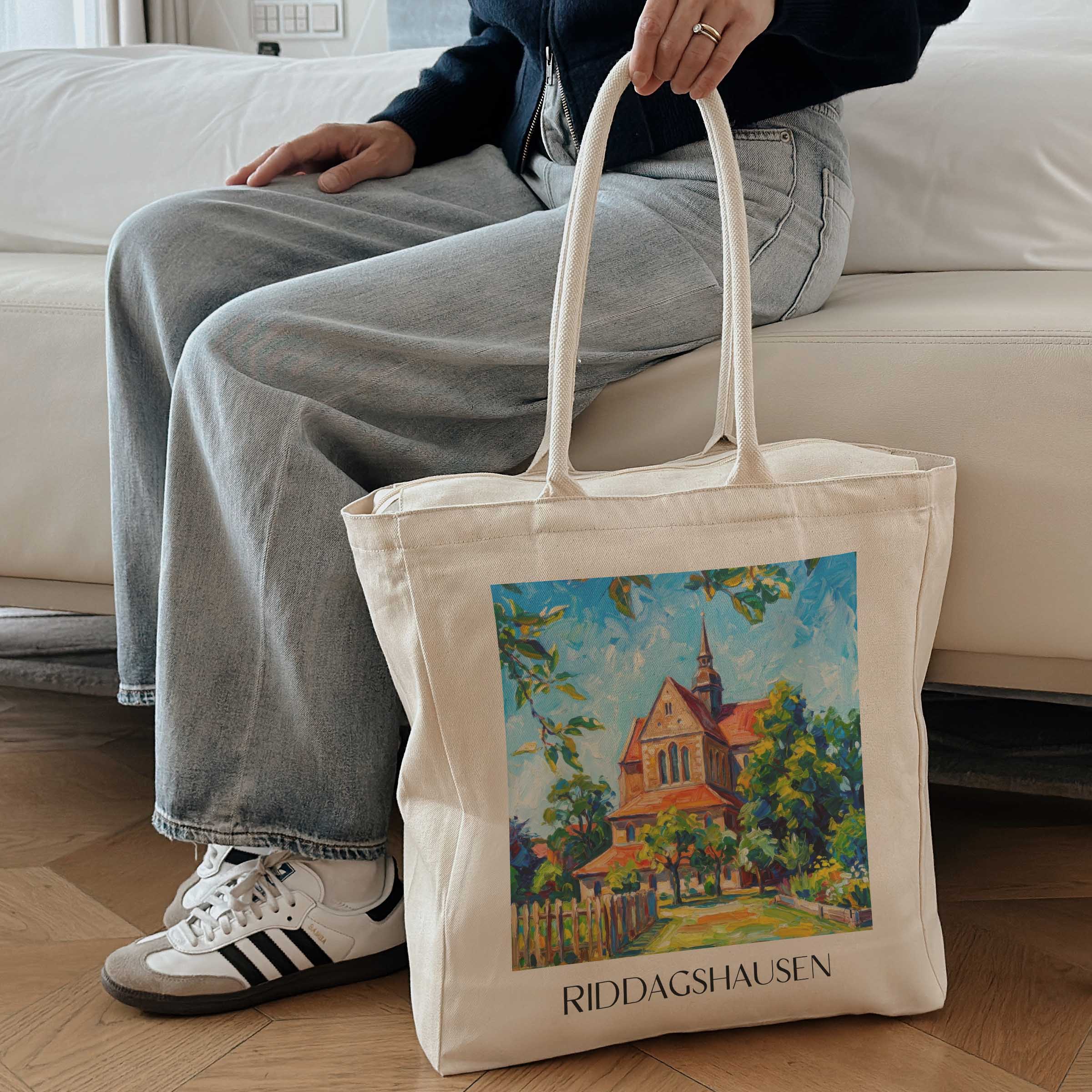 riddagshausen-braunschweig-deutschland-einkaufstasche-oil-painting-oelgemaelde