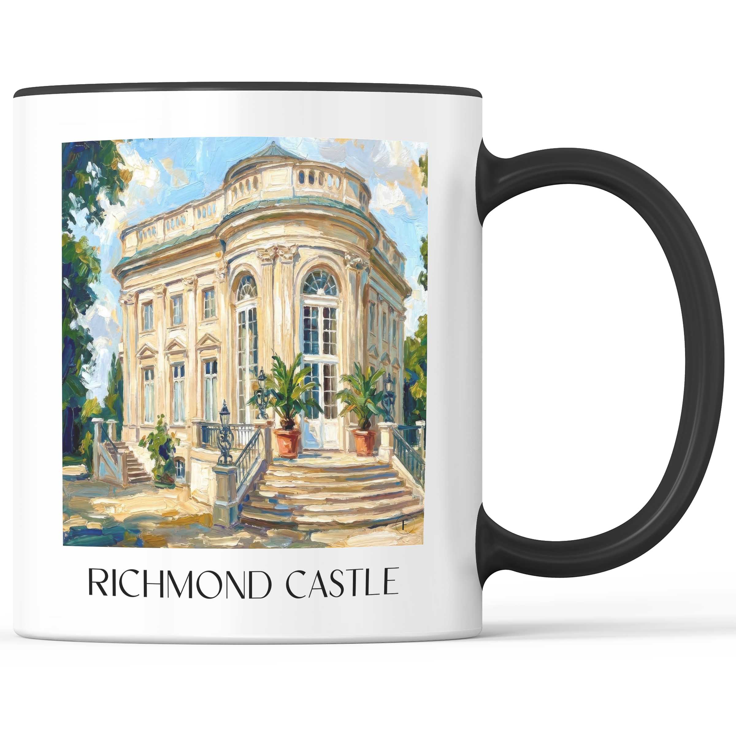 Schloss Richmond Kaffeebecher - Braunschweig - Deutschland Becher - Kaffeetasse im Ölgemälde Stil