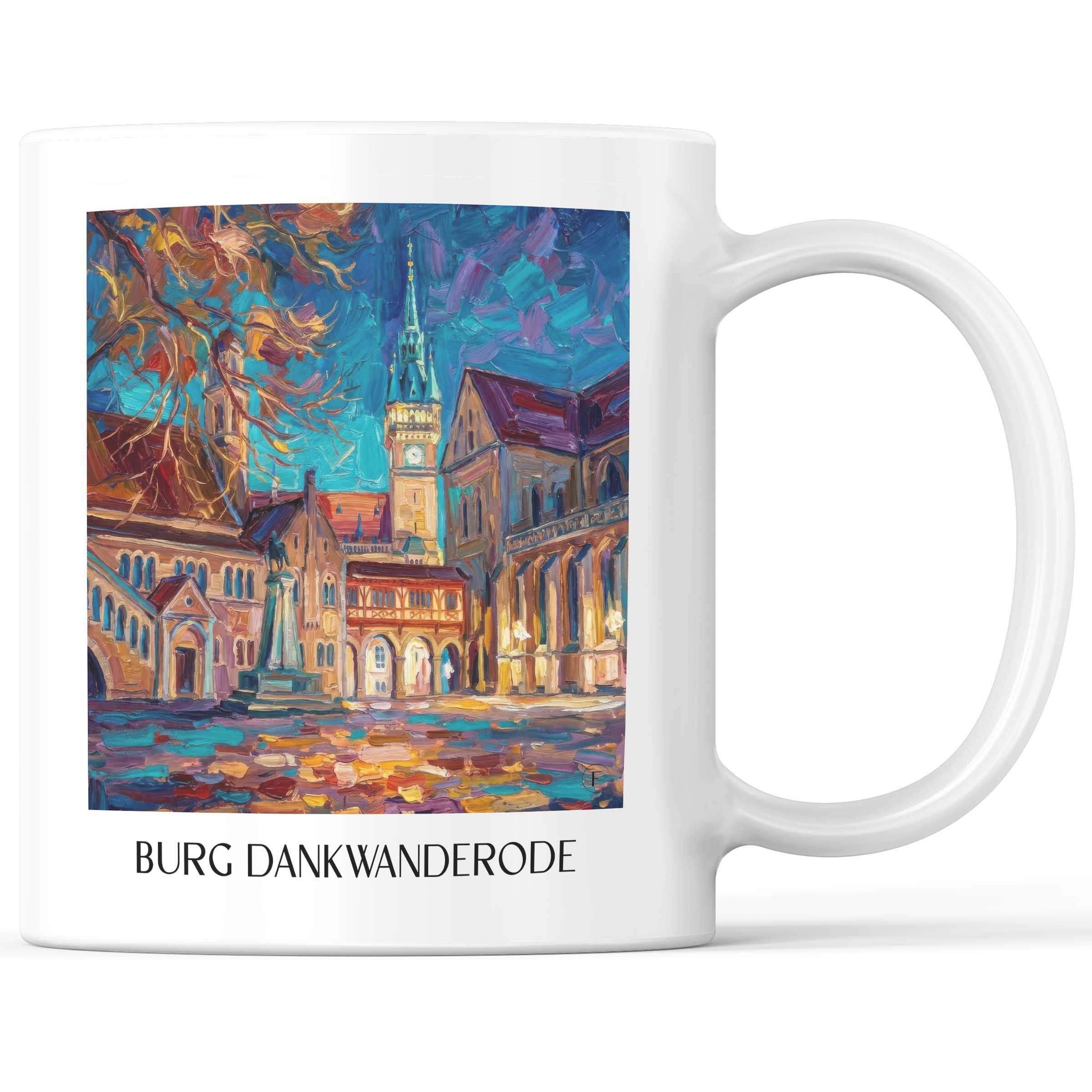 burg-dankwanderode-niedersachsen-deutschland-kaffeebecher-oil-painting-oelgemaelde