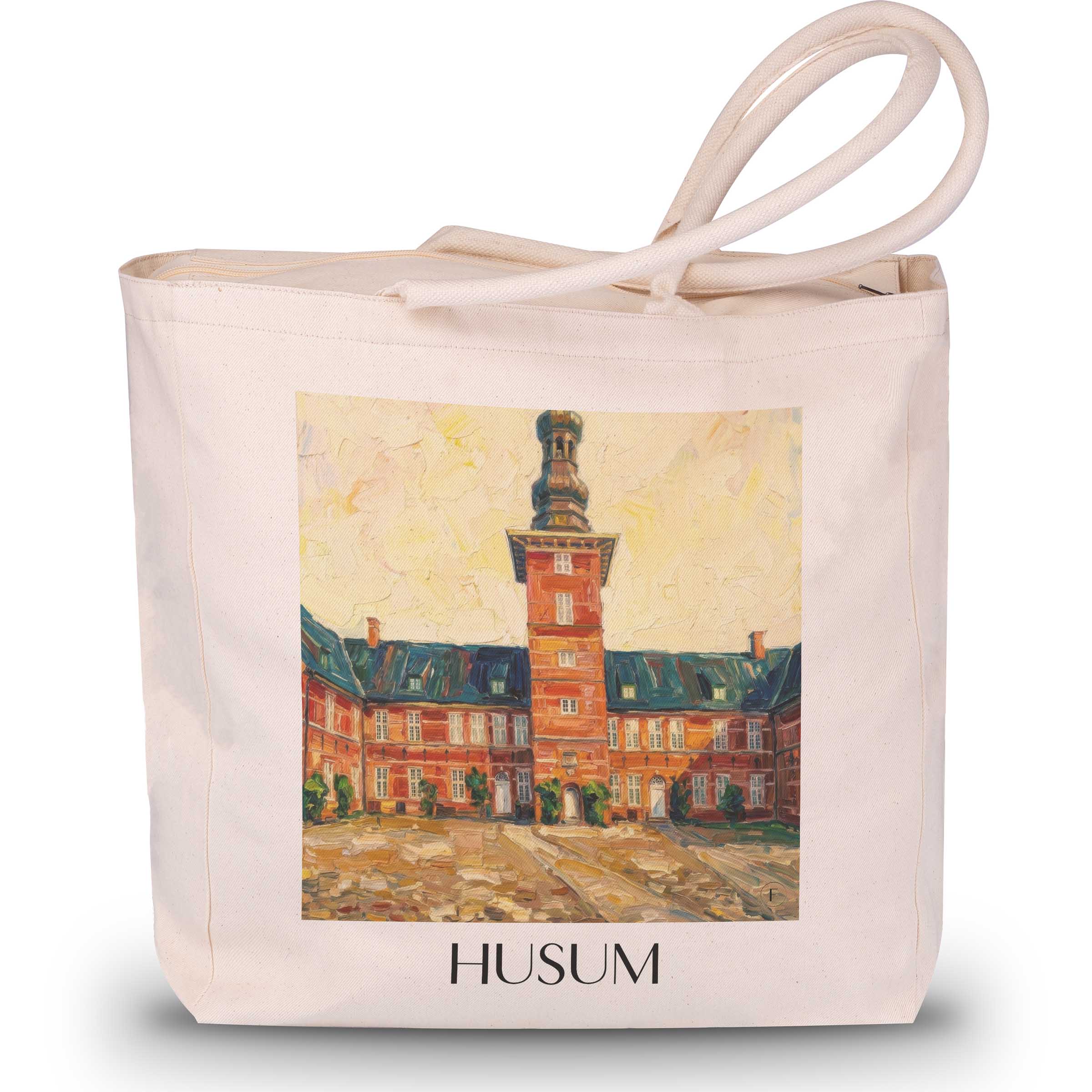 husum-schleswig-deutschland-einkaufstasche-oil-painting-oelgemaelde