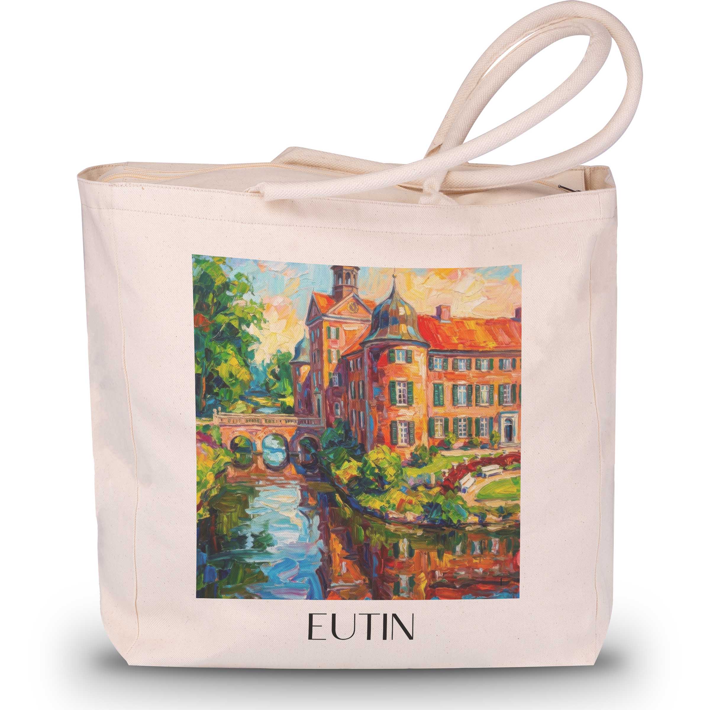 eutin-schleswig-holstein-deutschland-einkaufstasche-oil-painting-oelgemaelde