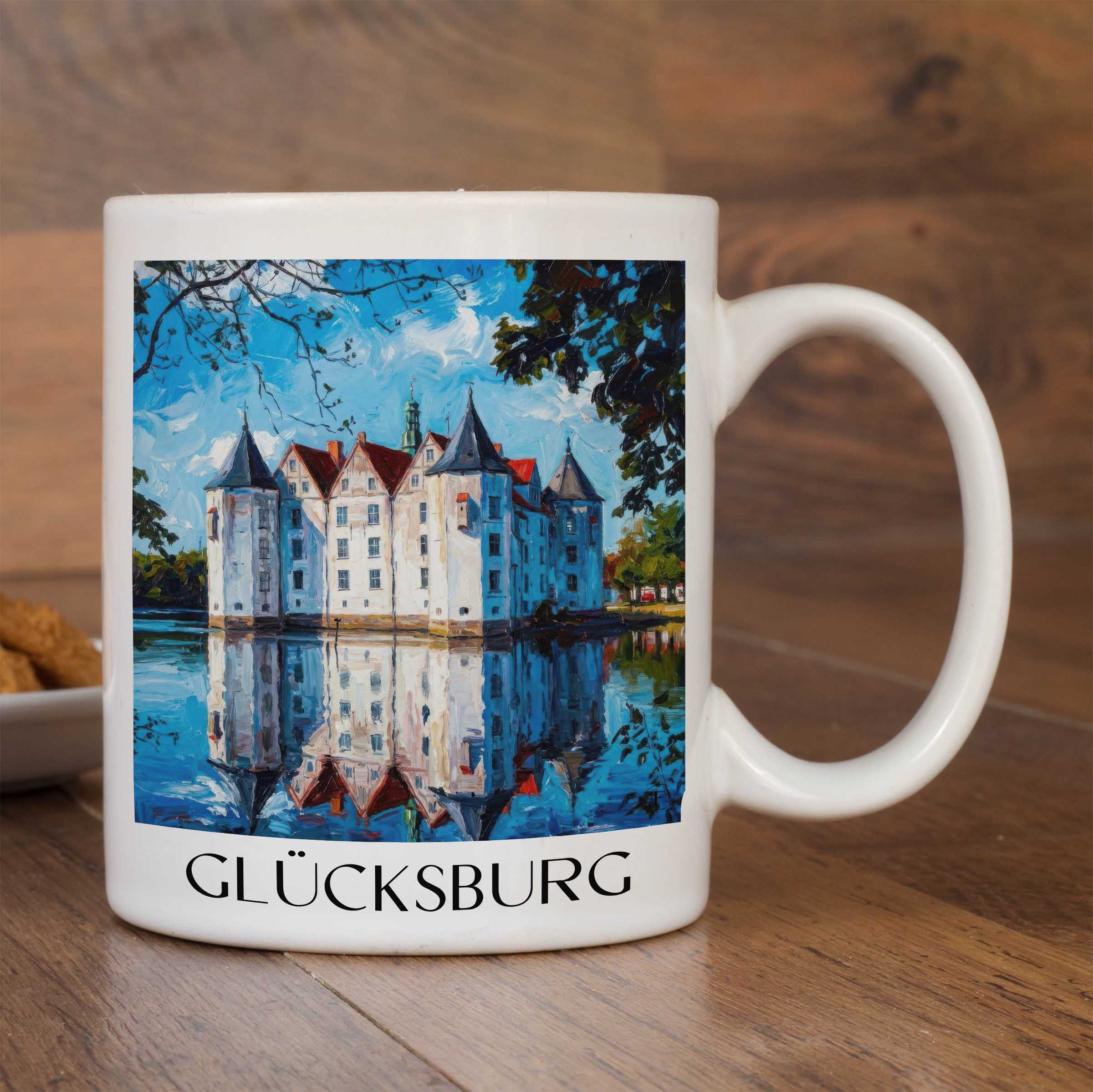 glücksburg-schleswig-deutschland-kaffeebecher-oil-painting-oelgemaelde