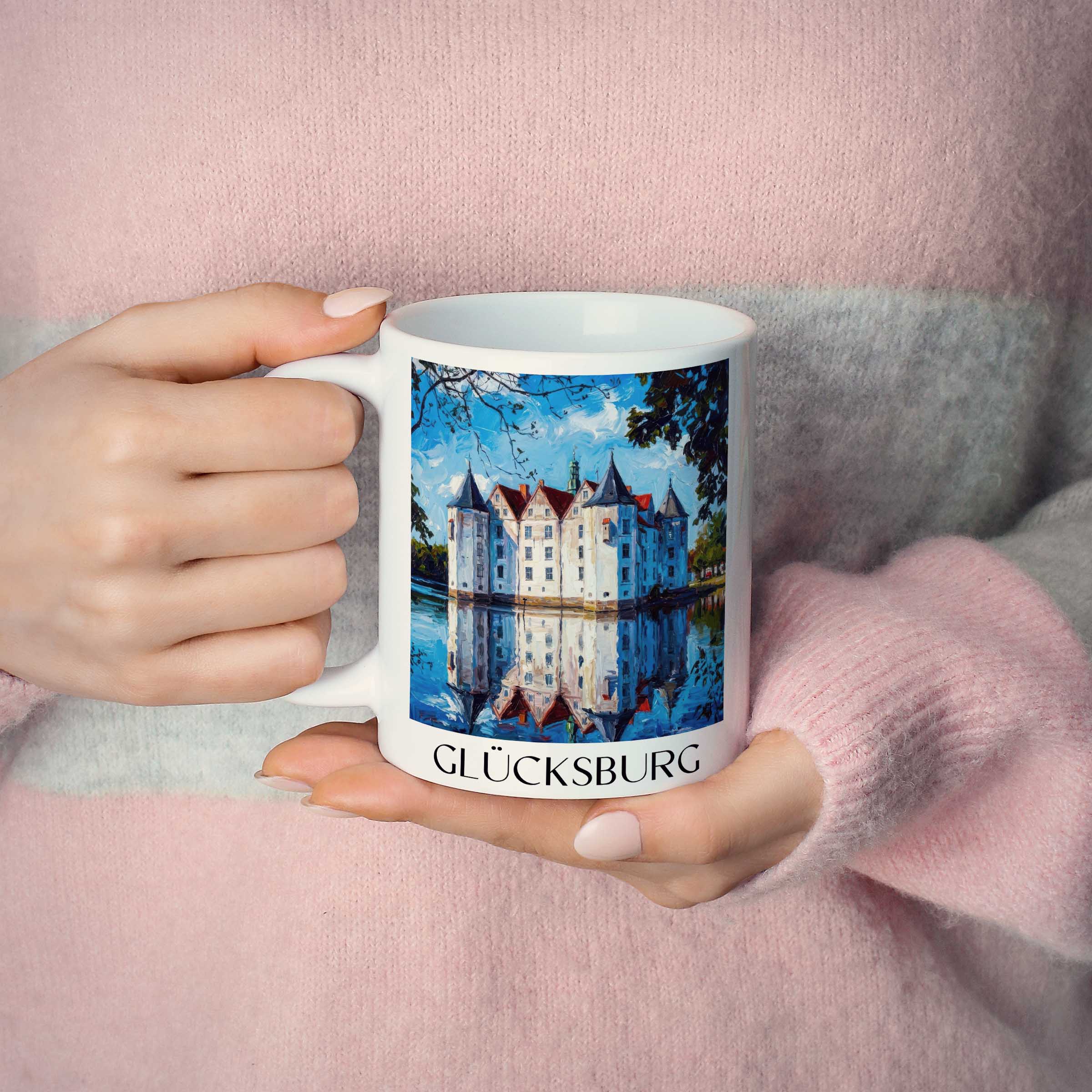glücksburg-schleswig-deutschland-kaffeebecher-oil-painting-oelgemaelde
