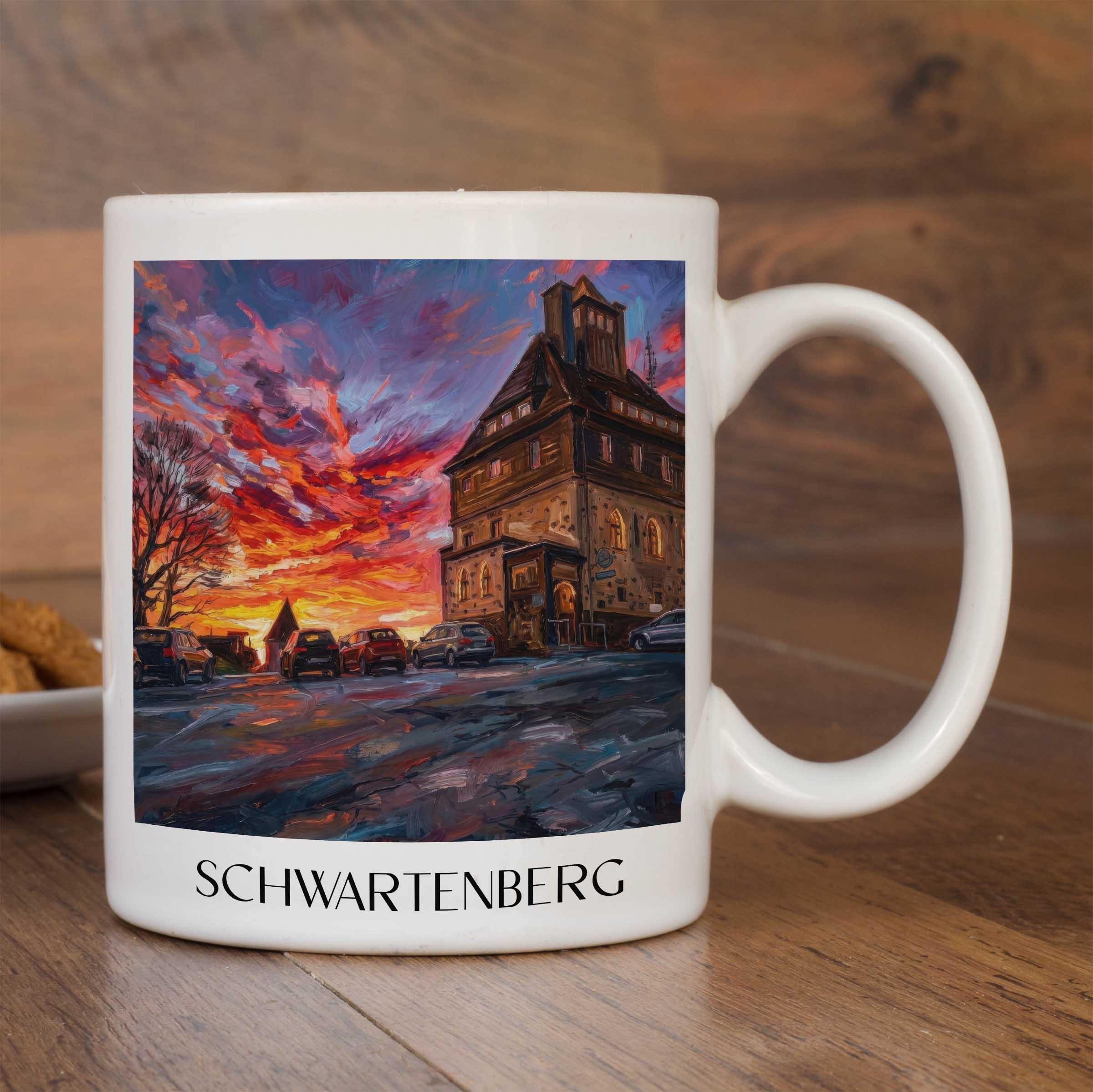 schwartenberg-erzgebirge-deutschland-kaffeebecher-oil-painting-oelgemaelde