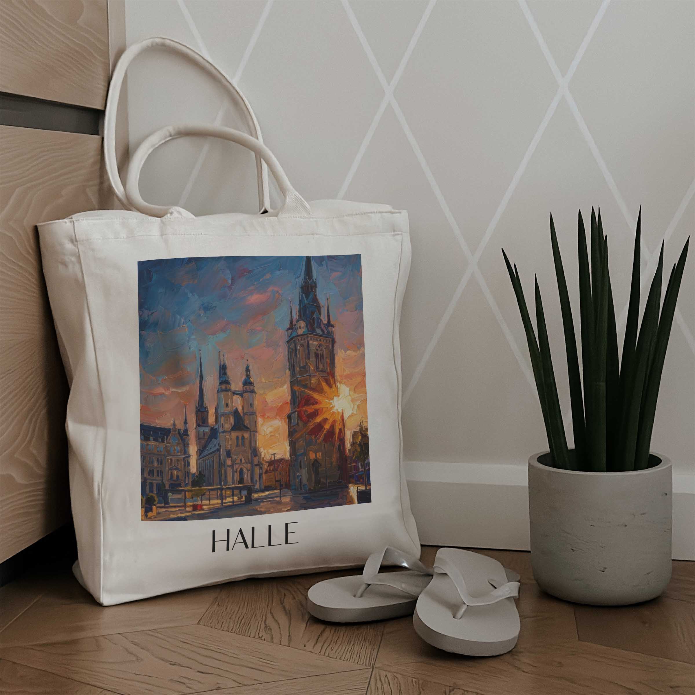 halle-sachsen-anhalt-deutschland-einkaufstasche-oil-painting-oelgemaelde