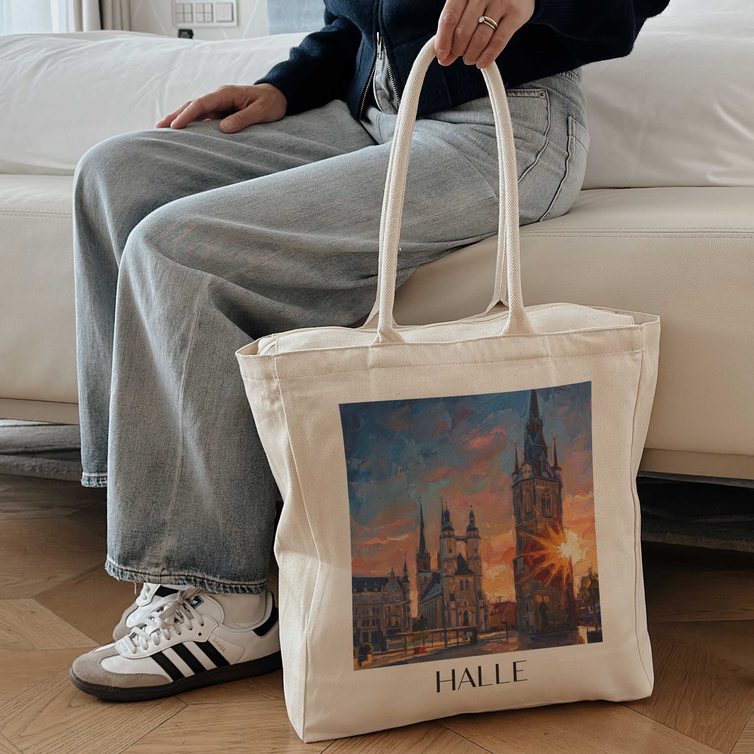 halle-sachsen-anhalt-deutschland-einkaufstasche-oil-painting-oelgemaelde