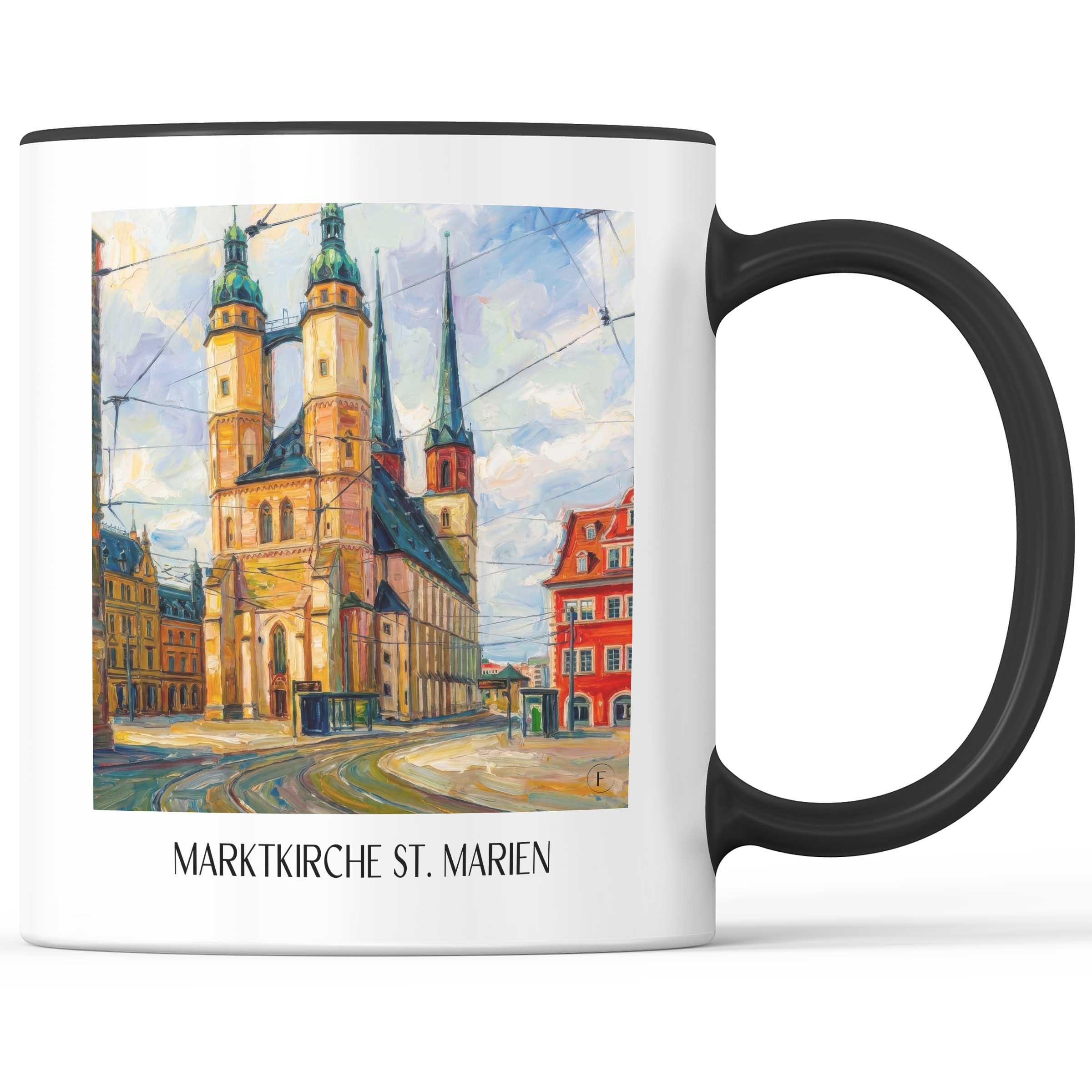 marktkirche-st.-marien-halle-deutschland-kaffeebecher-oil-painting-oelgemaelde