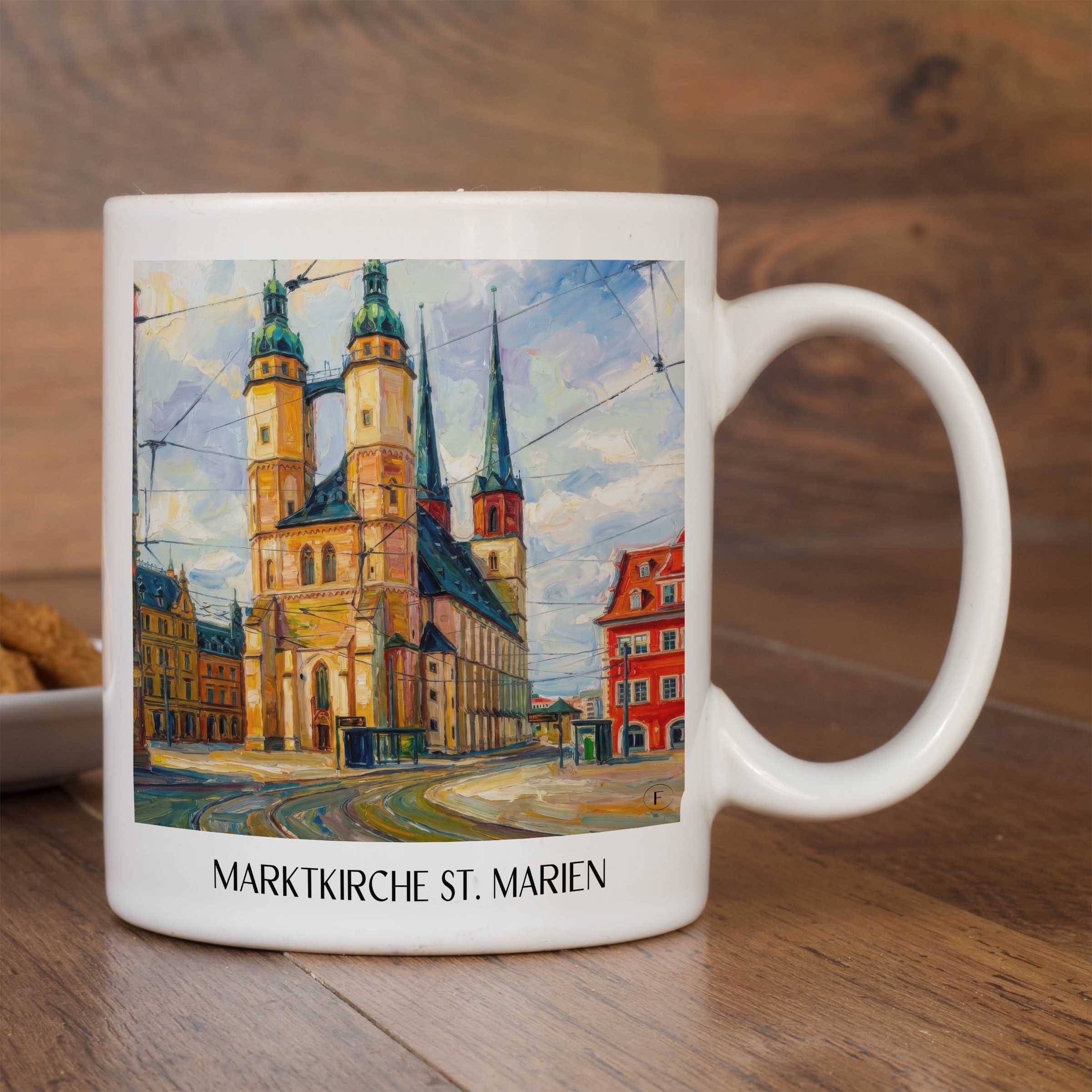 marktkirche-st.-marien-halle-deutschland-kaffeebecher-oil-painting-oelgemaelde