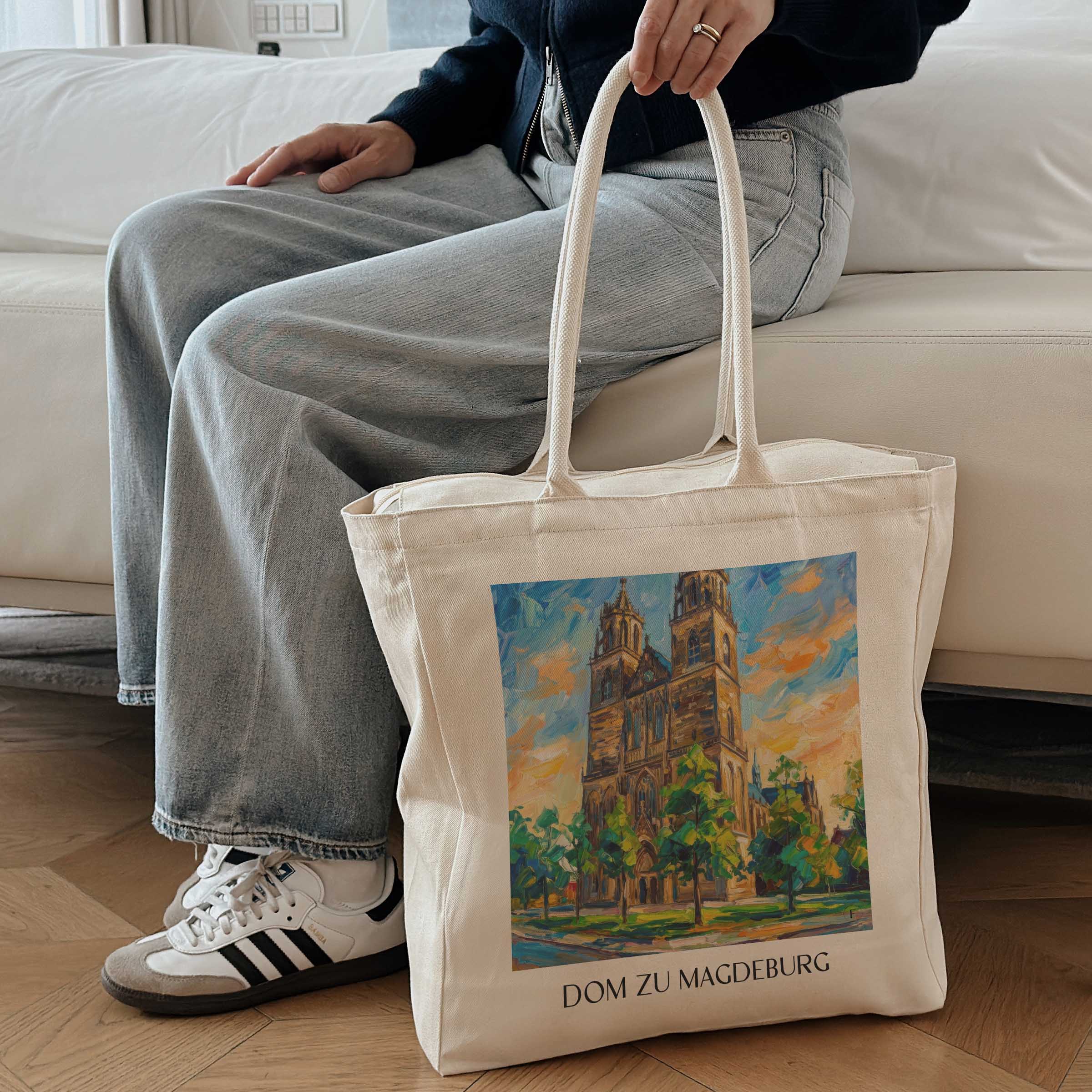 dom-zu-magdeburg-sachsen-anhalt-deutschland-einkaufstasche-oil-painting-oelgemaelde