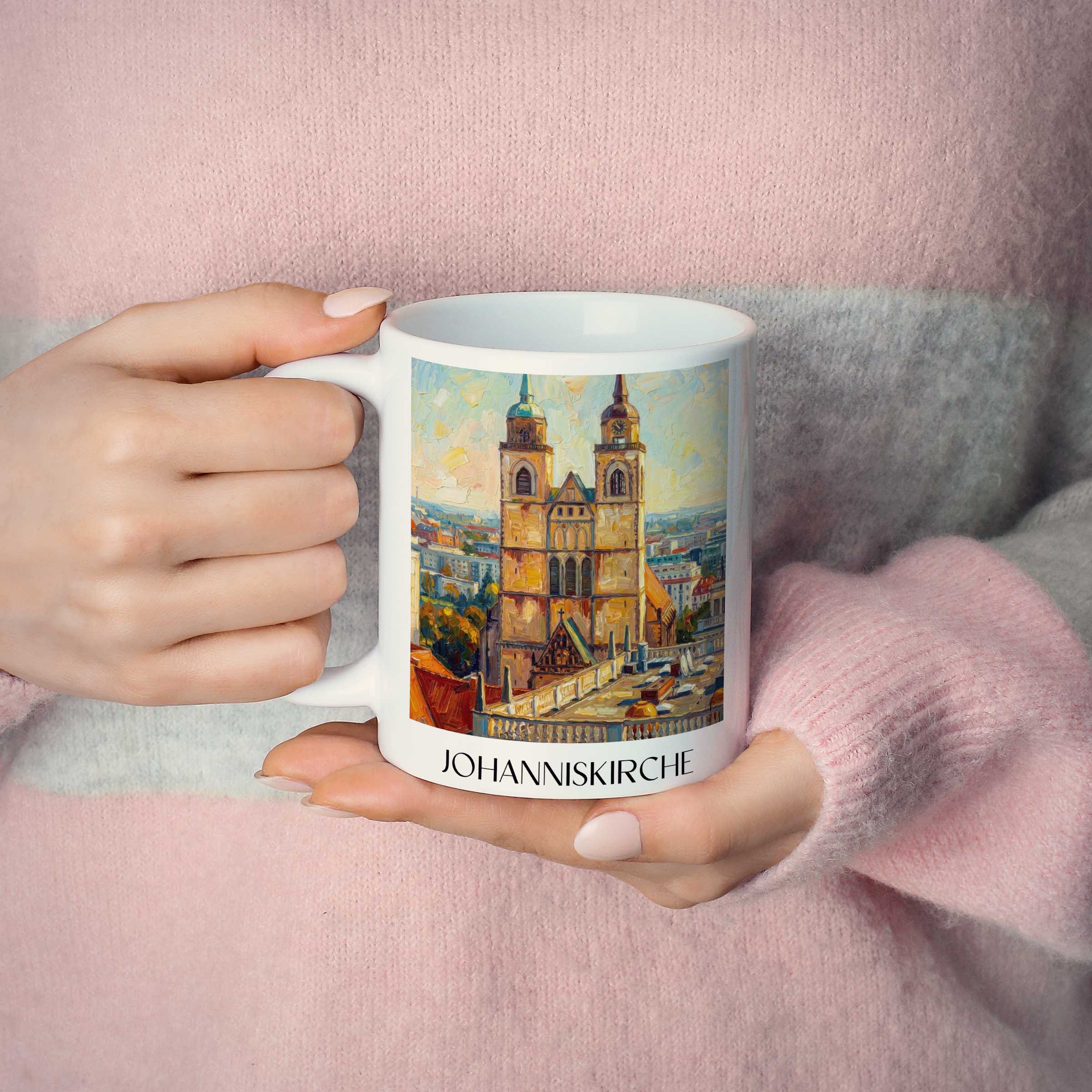 johanniskirche-magdeburg-deutschland-kaffeebecher-oil-painting-oelgemaelde