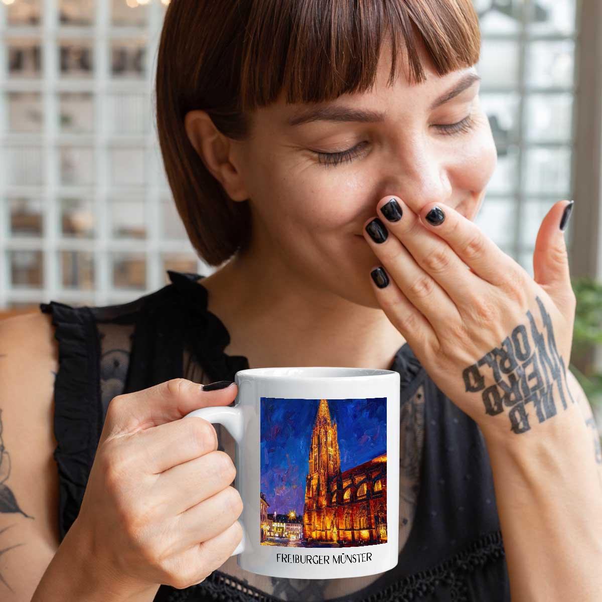 freiburger-münster-schwarzwald-deutschland-kaffeebecher-oil-painting-oelgemaelde