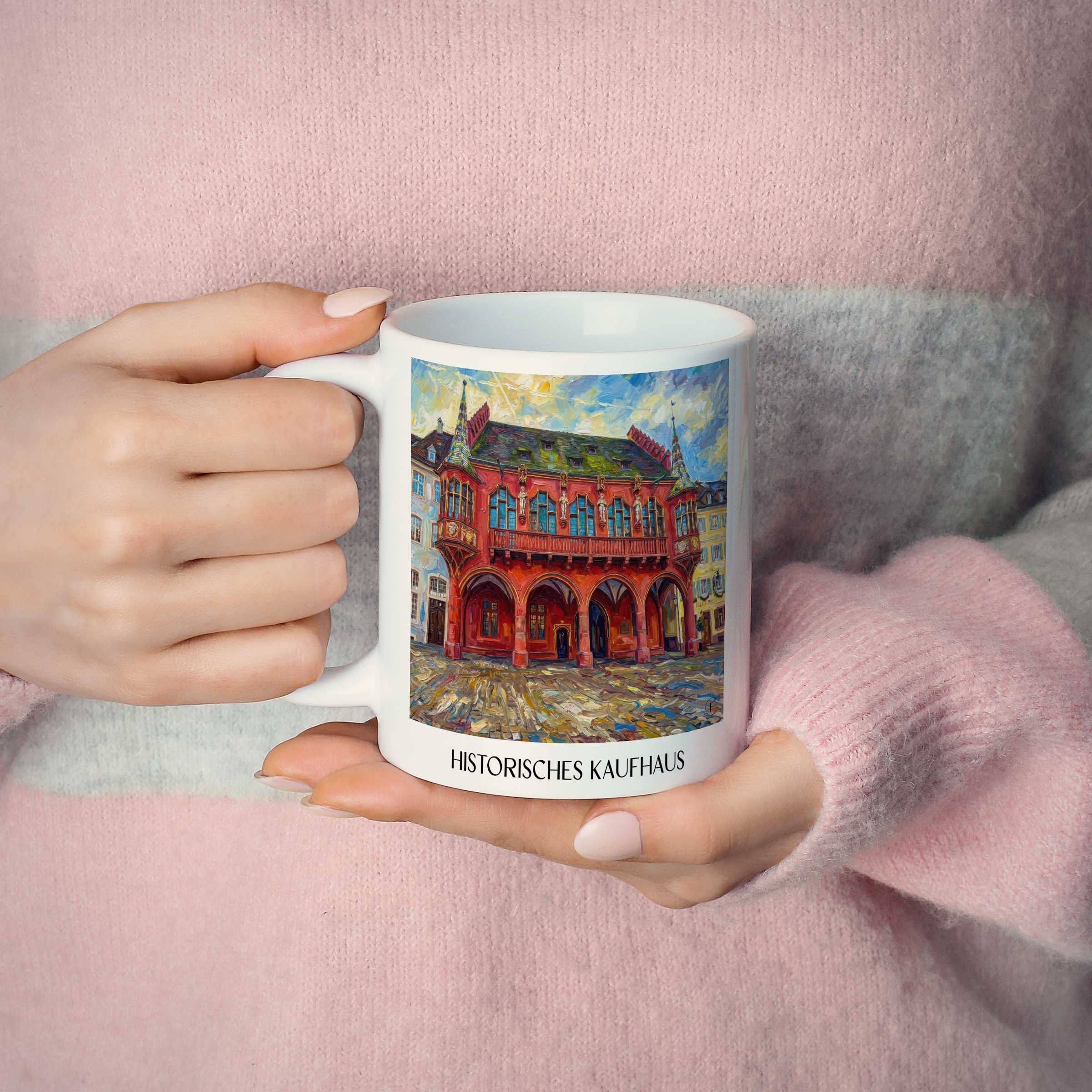 historisches-kaufhaus-freiburg-deutschland-kaffeebecher-oil-painting-oelgemaelde