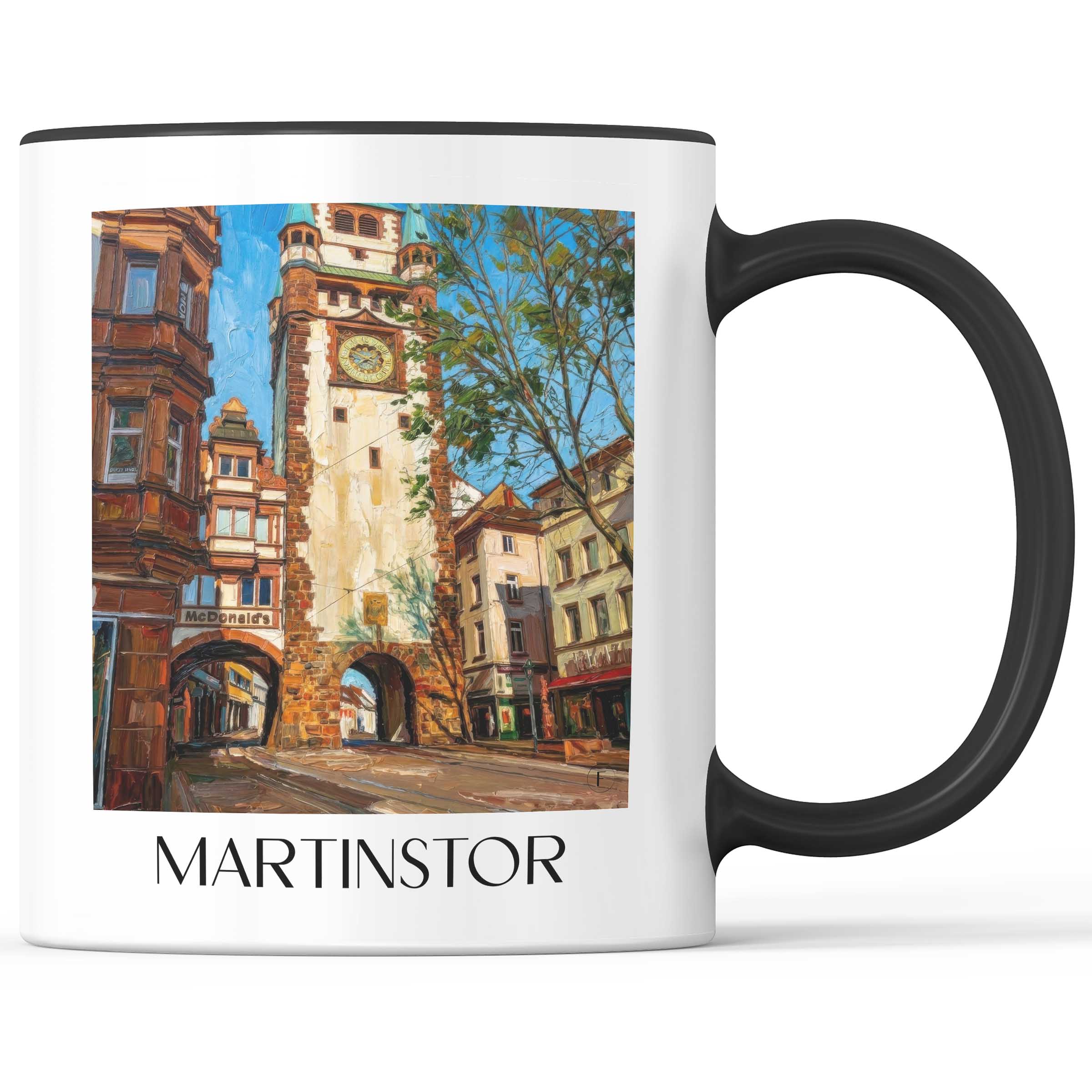 martinstor-freiburg-deutschland-kaffeebecher-oil-painting-oelgemaelde