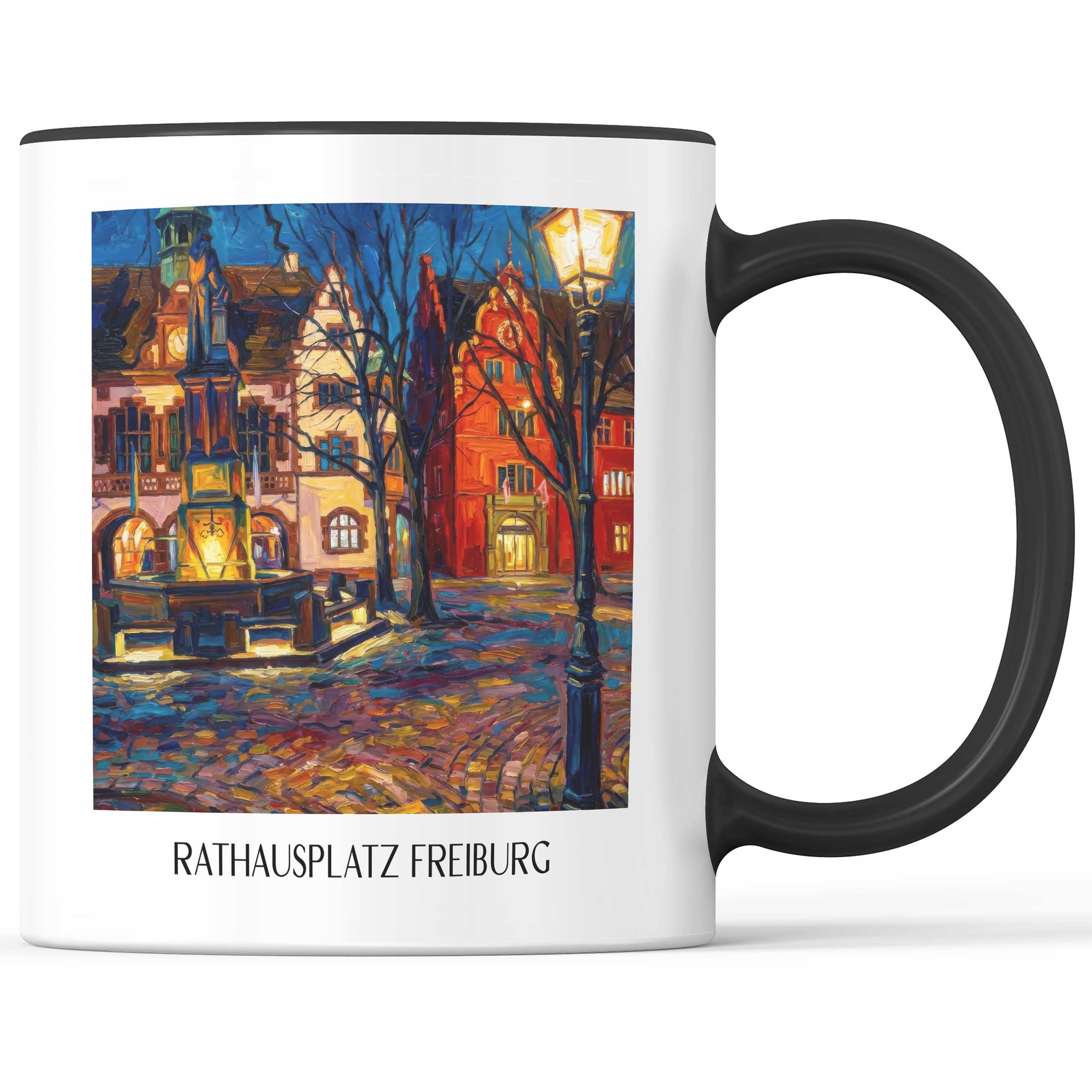 rathausplatz-freiburg-deutschland-kaffeebecher-oil-painting-oelgemaelde