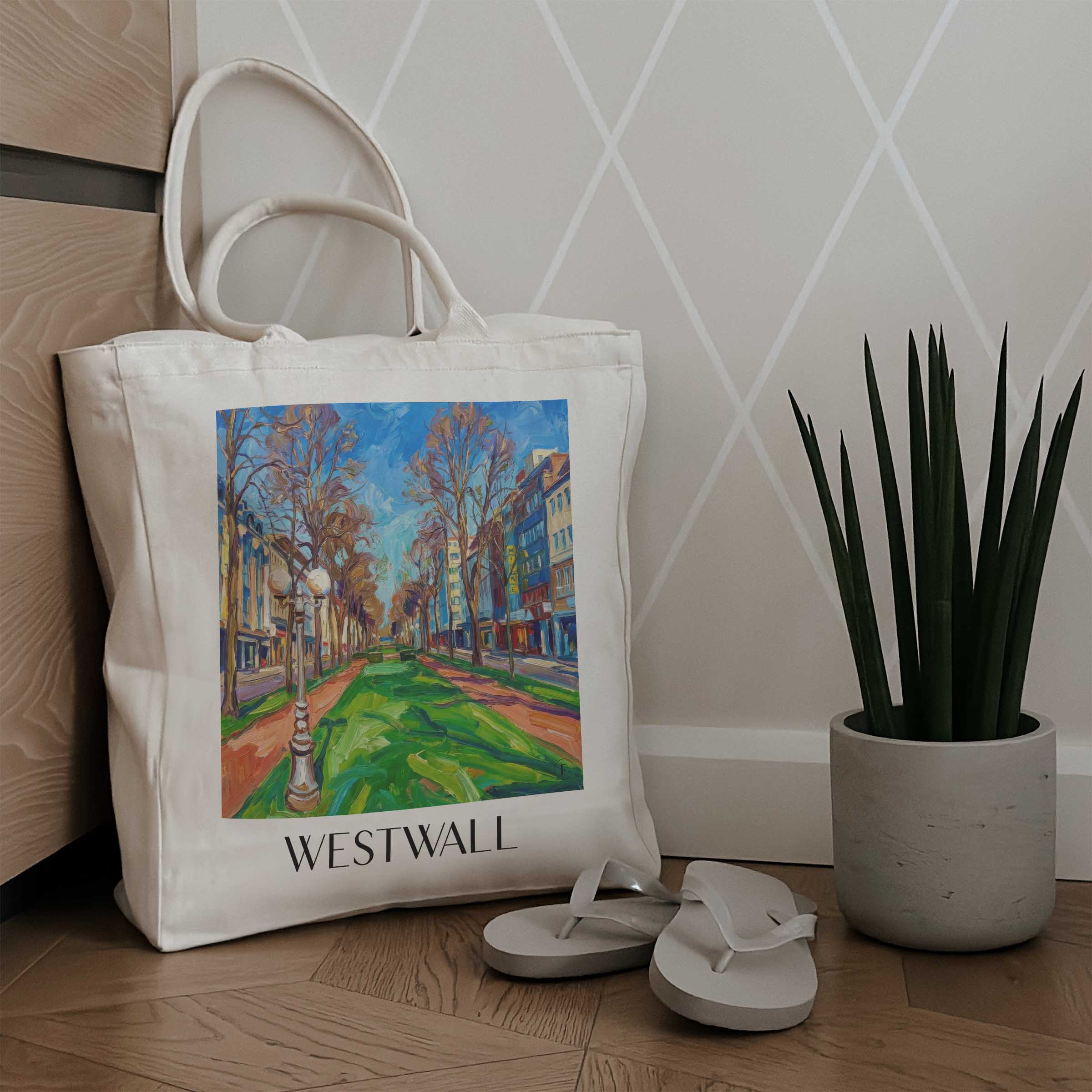 westwall-krefeld-deutschland-einkaufstasche-oil-painting-oelgemaelde