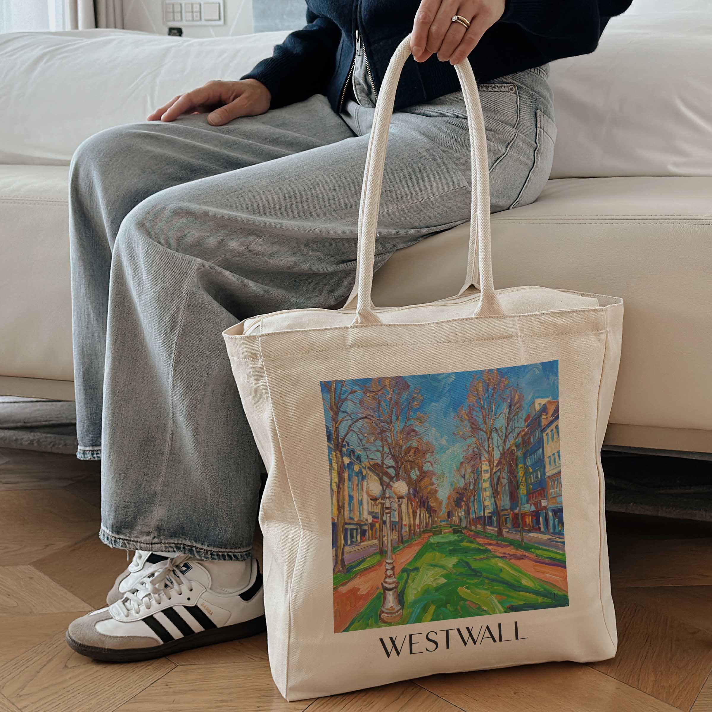 westwall-krefeld-deutschland-einkaufstasche-oil-painting-oelgemaelde