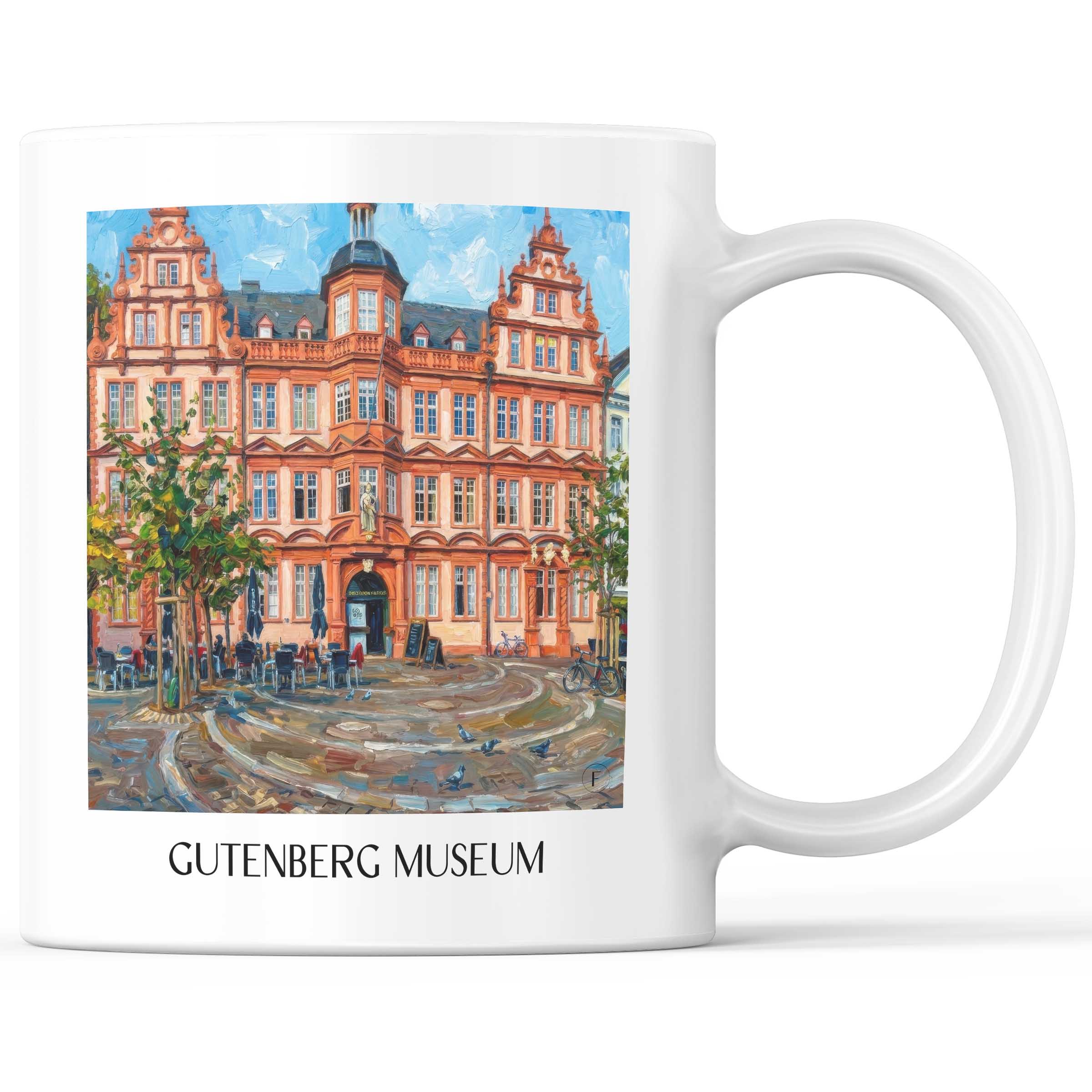 gutenberg-museum-mainz-deutschland-kaffeebecher-oil-painting-oelgemaelde