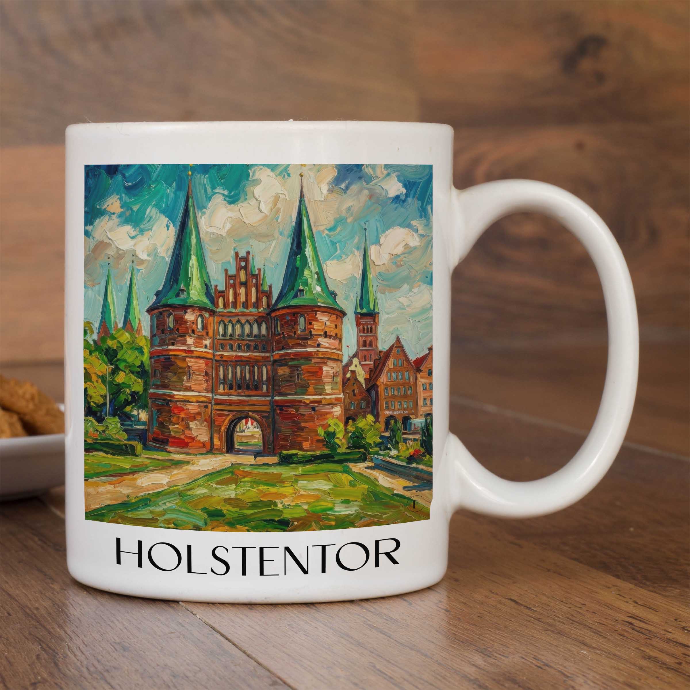 holstentor-lübeck-deutschland-kaffeebecher-oil-painting-oelgemaelde