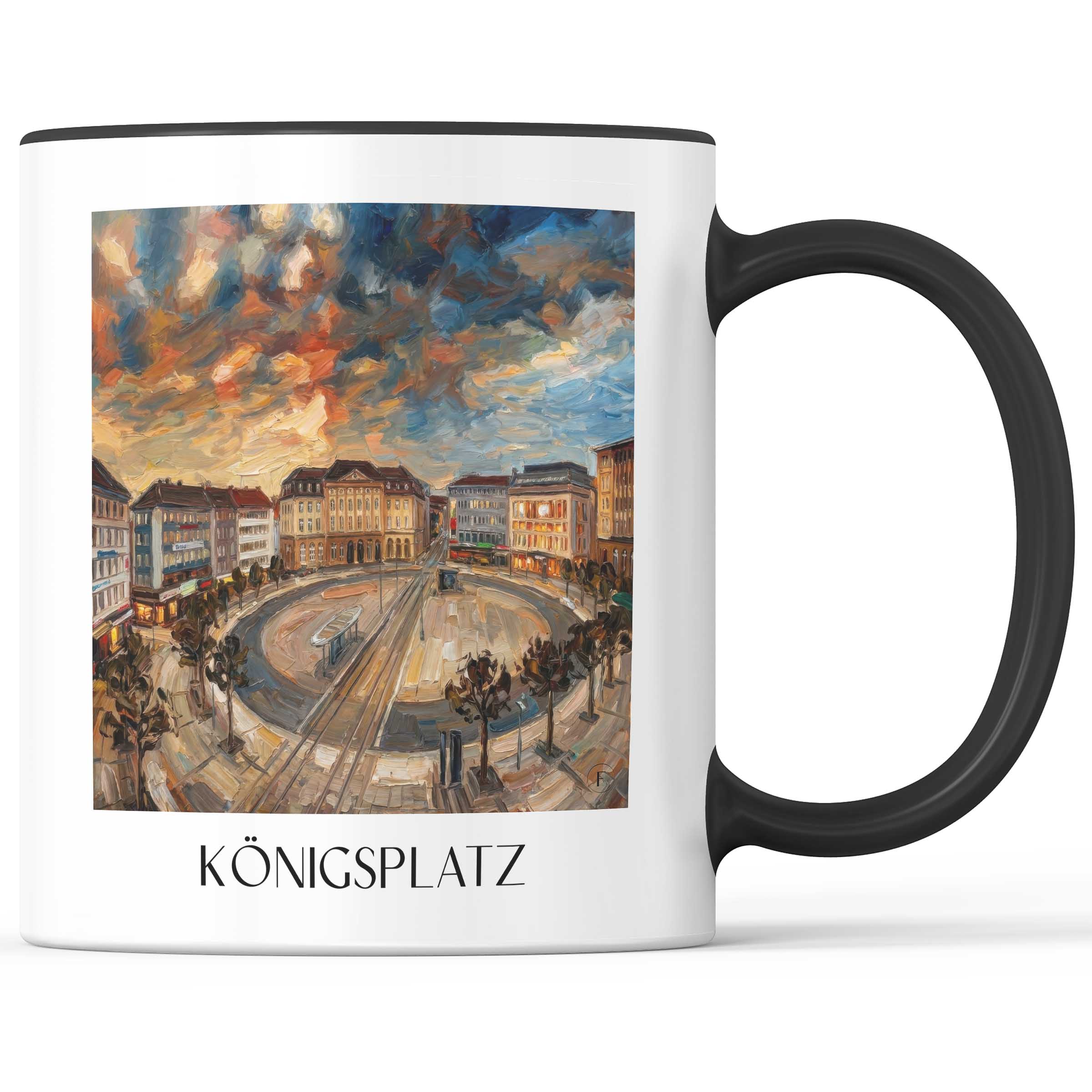 königsplatz-kassel-deutschland-kaffeebecher-oil-painting-oelgemaelde