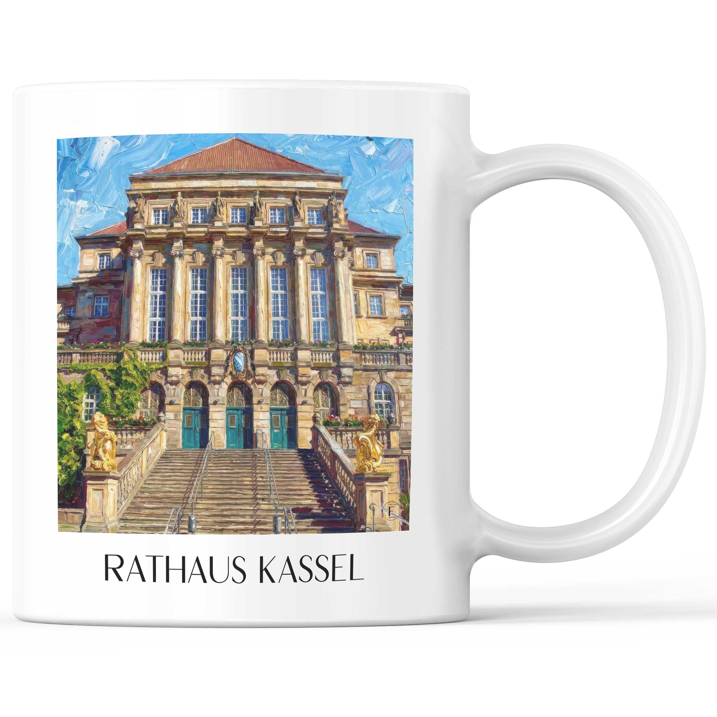 rathaus-kassel-deutschland-kaffeebecher-oil-painting-oelgemaelde