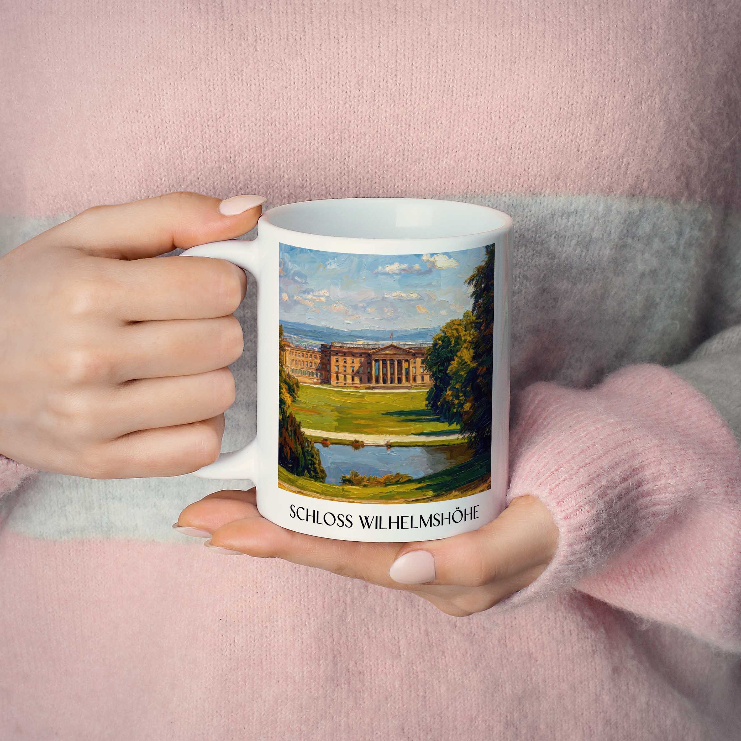 schloss-wilhelmshöhe-kassel-deutschland-kaffeebecher-oil-painting-oelgemaelde