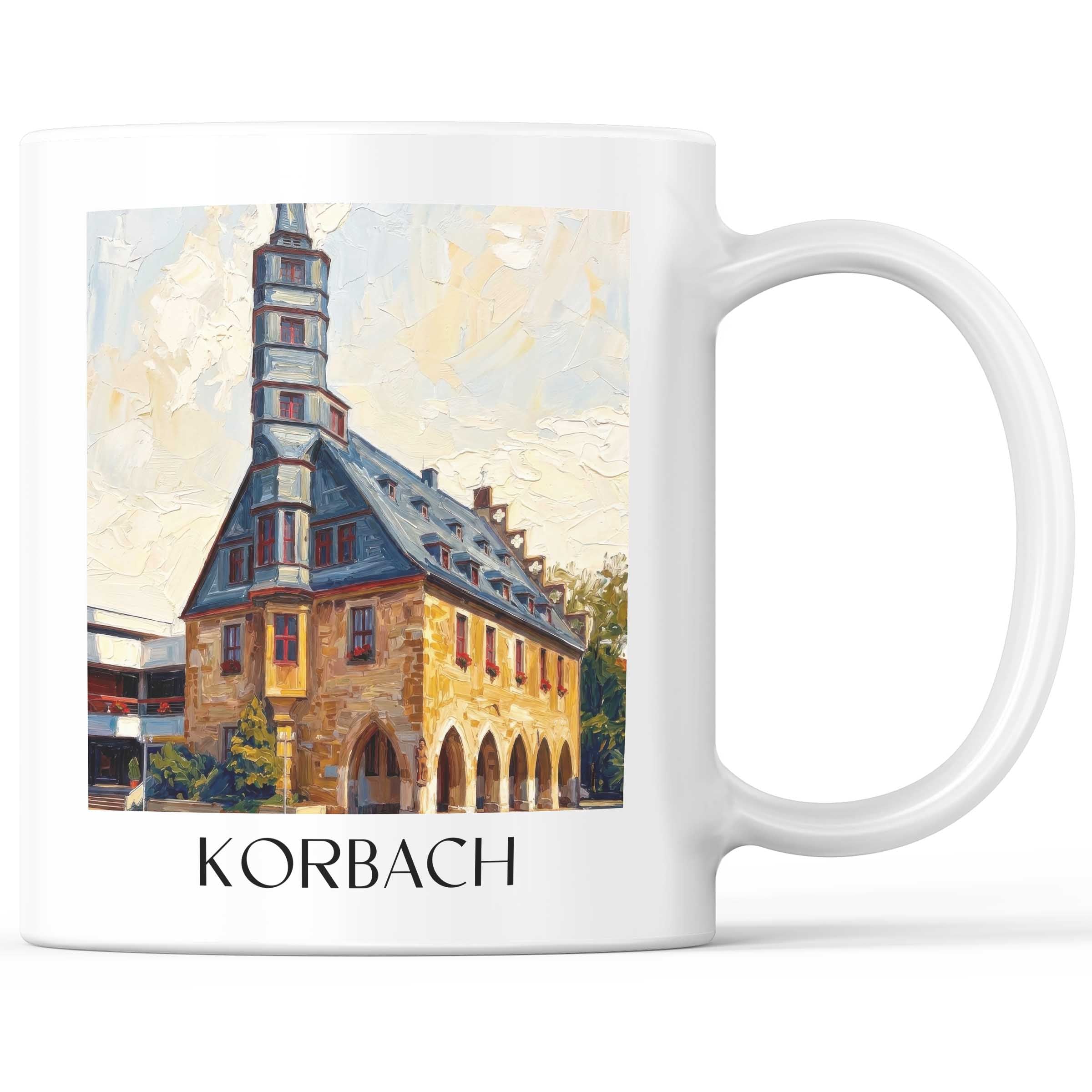 korbach-hessen-deutschland-kaffeebecher-oil-painting-oelgemaelde