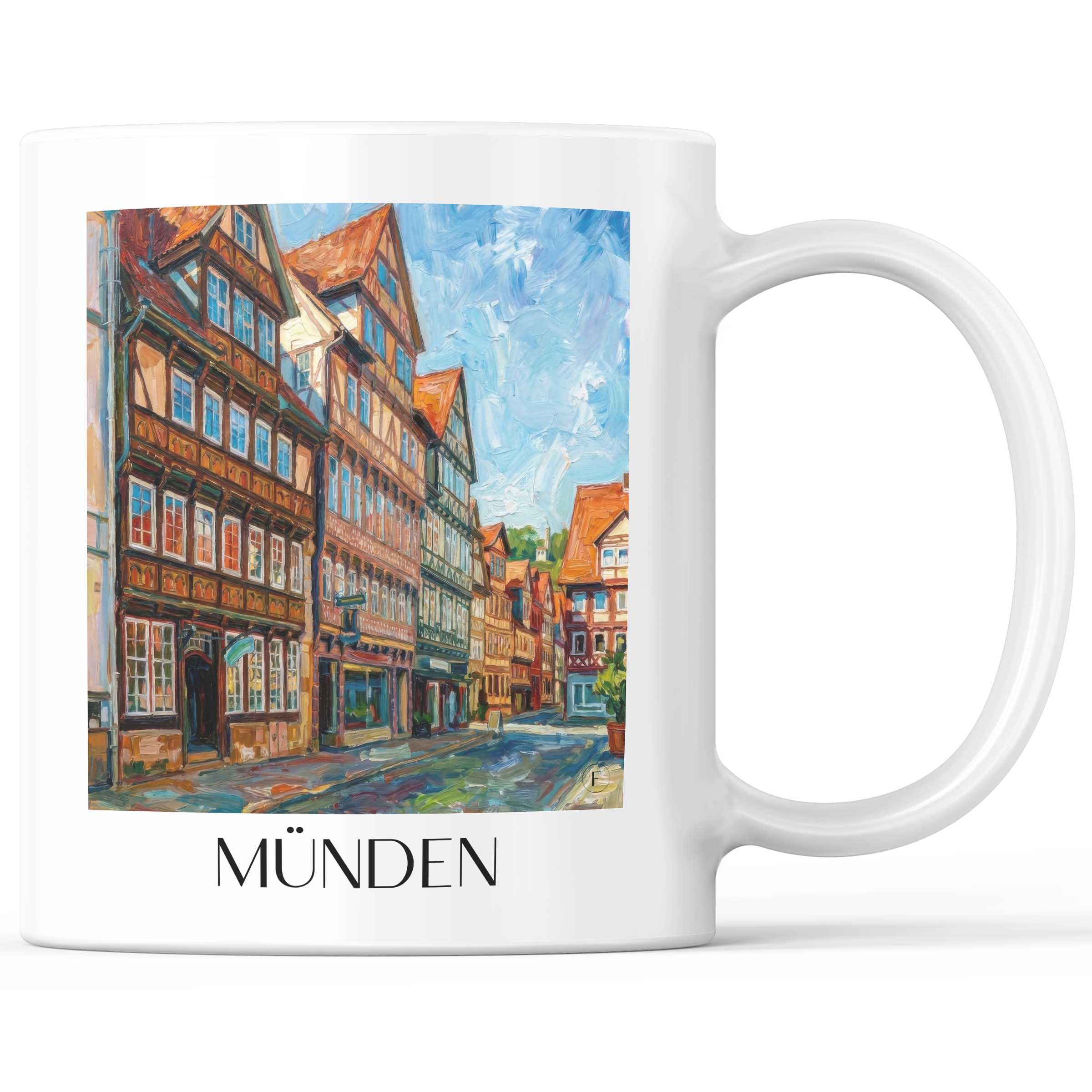 münden-niedersachsen-deutschland-kaffeebecher-oil-painting-oelgemaelde